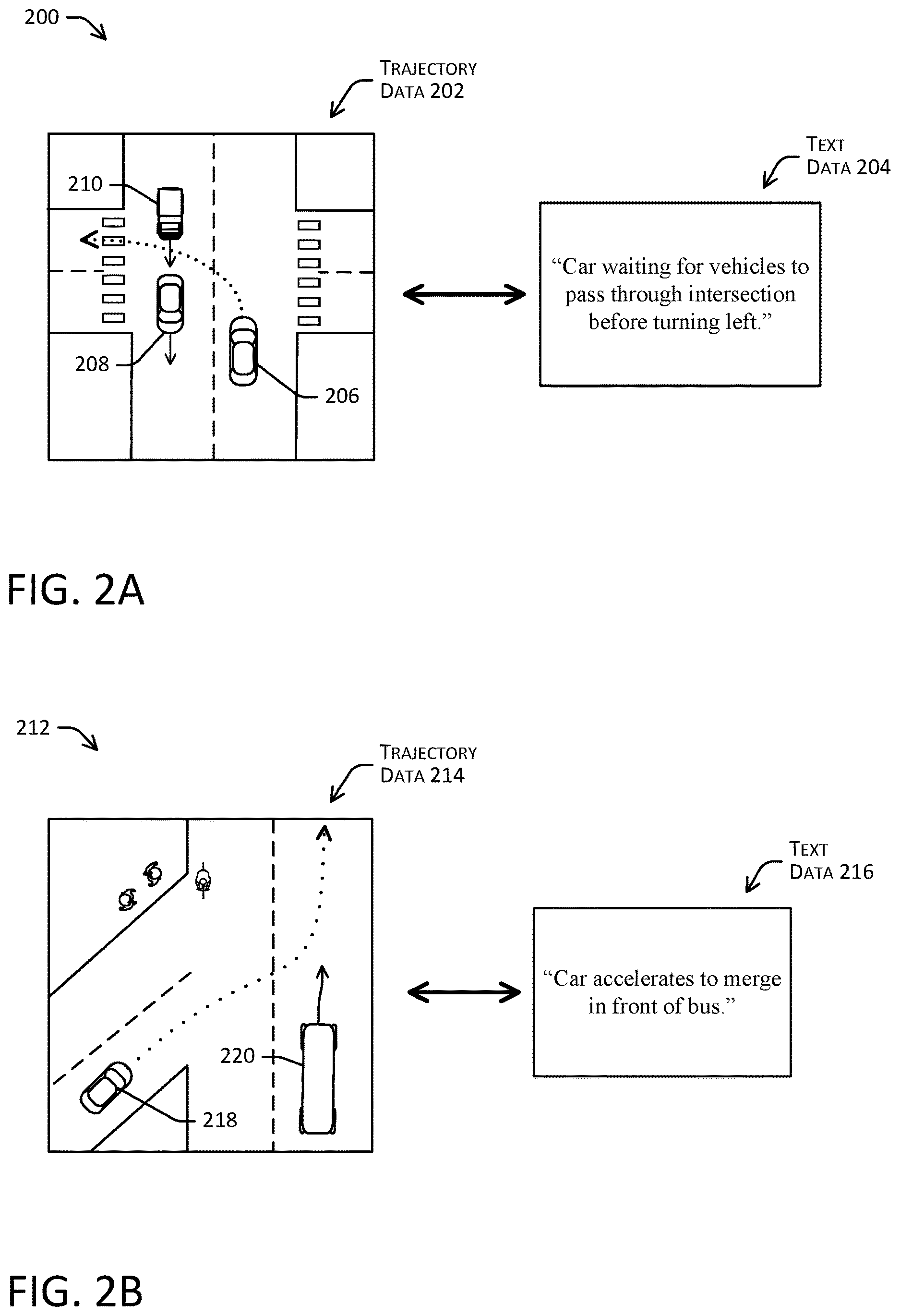 Patent US12617413 Figure 2 – Contrastive training of object trajectory encoders and text encoders