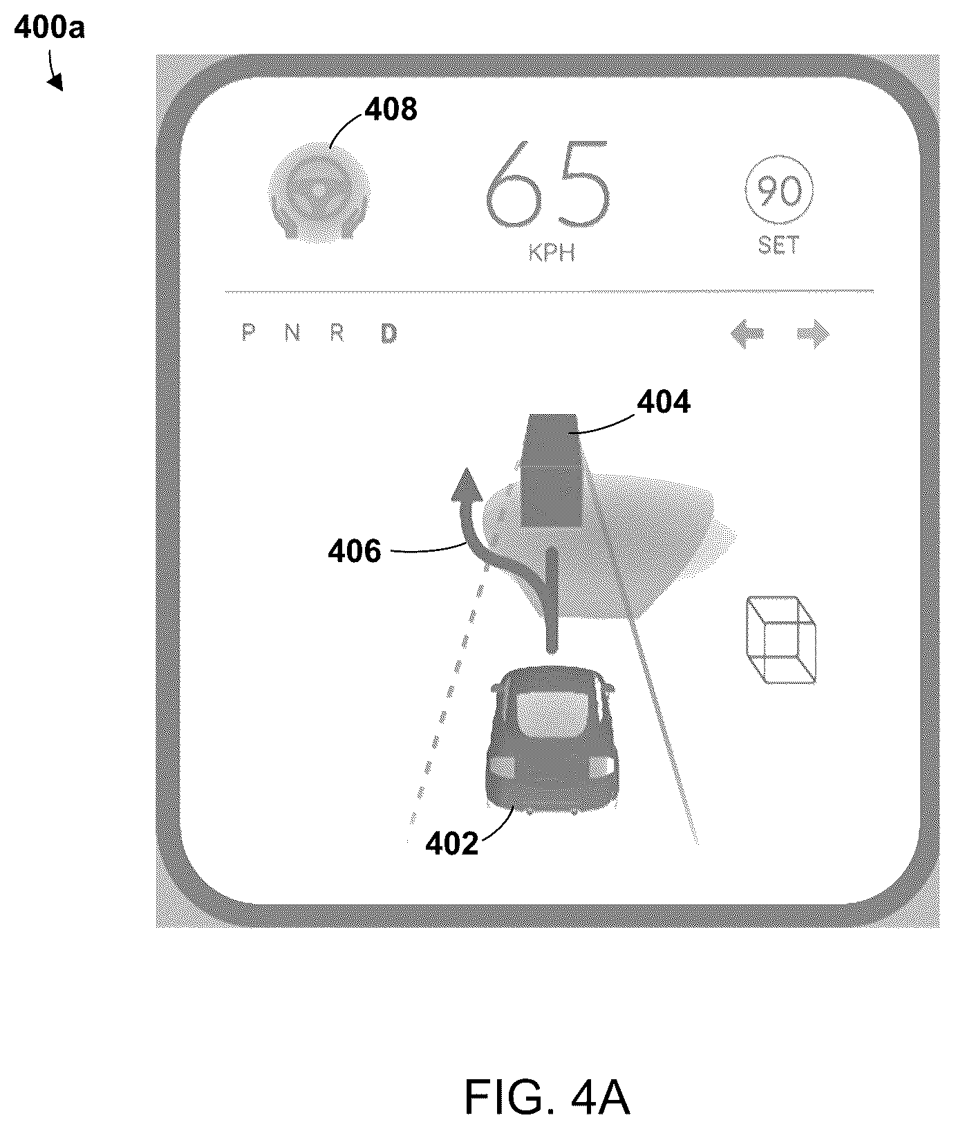 Patent US12617417 Figure 4 – Dynamically adjusting information presented to a driver