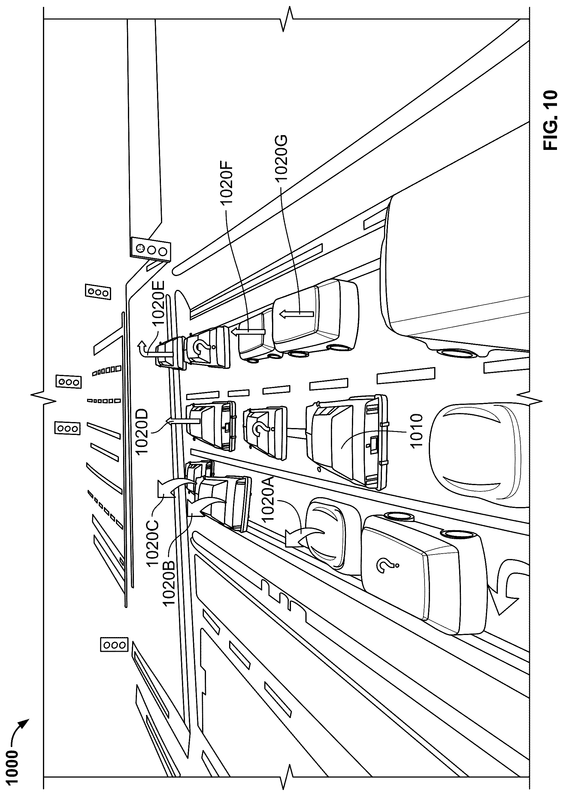 Patent US12617423 Figure 10 – System and method of driver assistance for predictive navigation