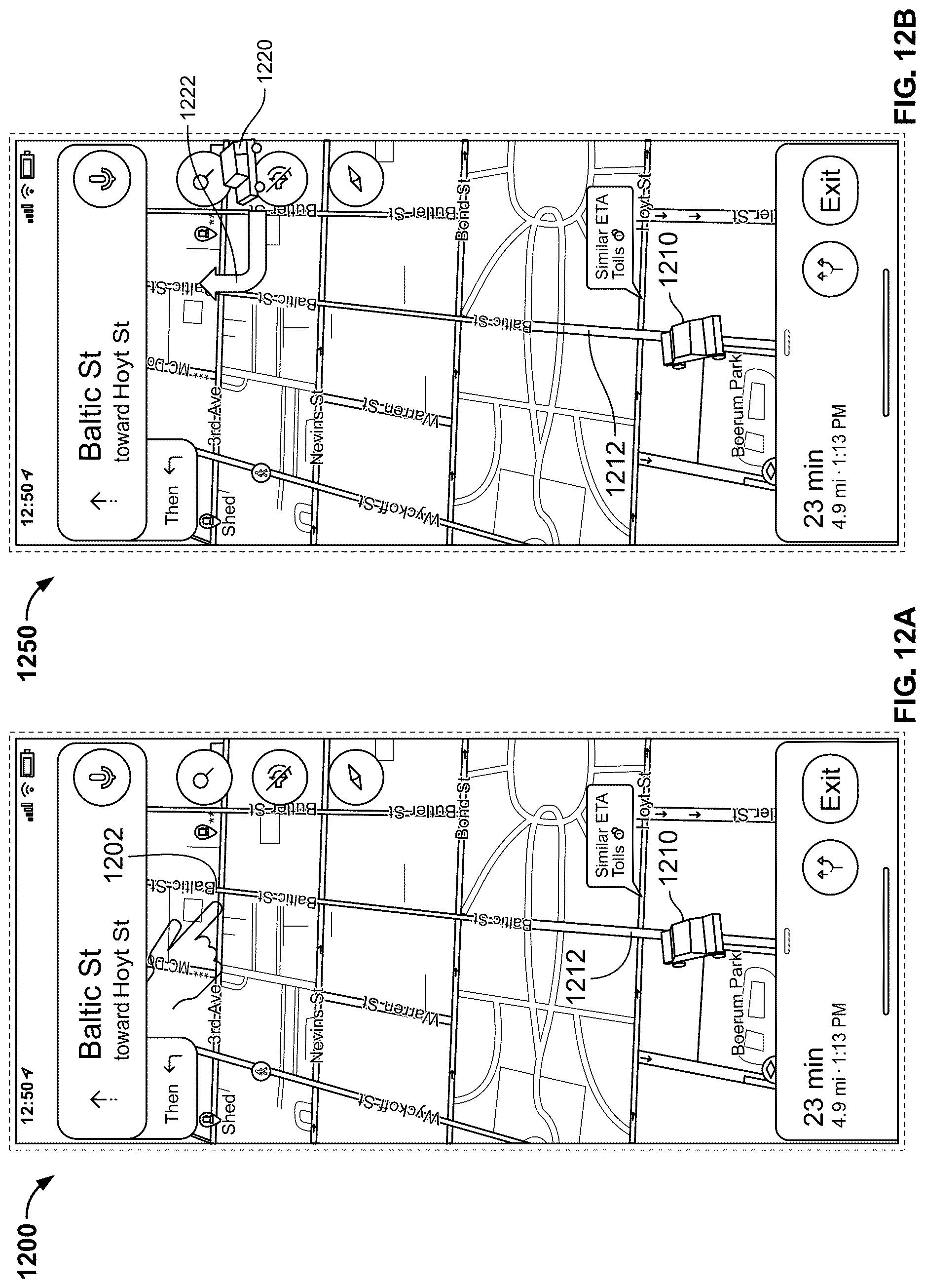 Patent US12617423 Figure 12 – System and method of driver assistance for predictive navigation