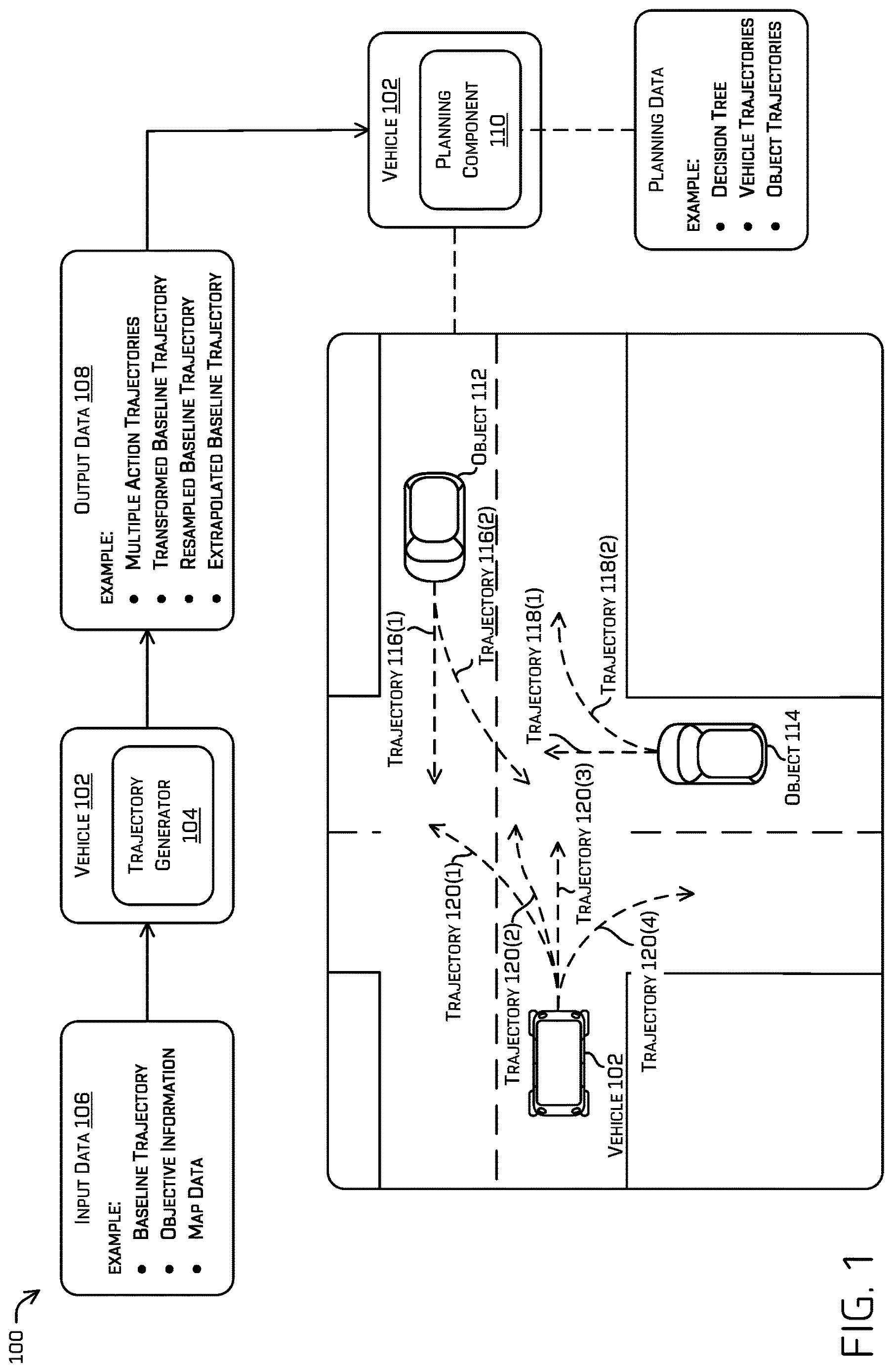 Patent US12617428 Figure 1 – Action reference generation pipeline