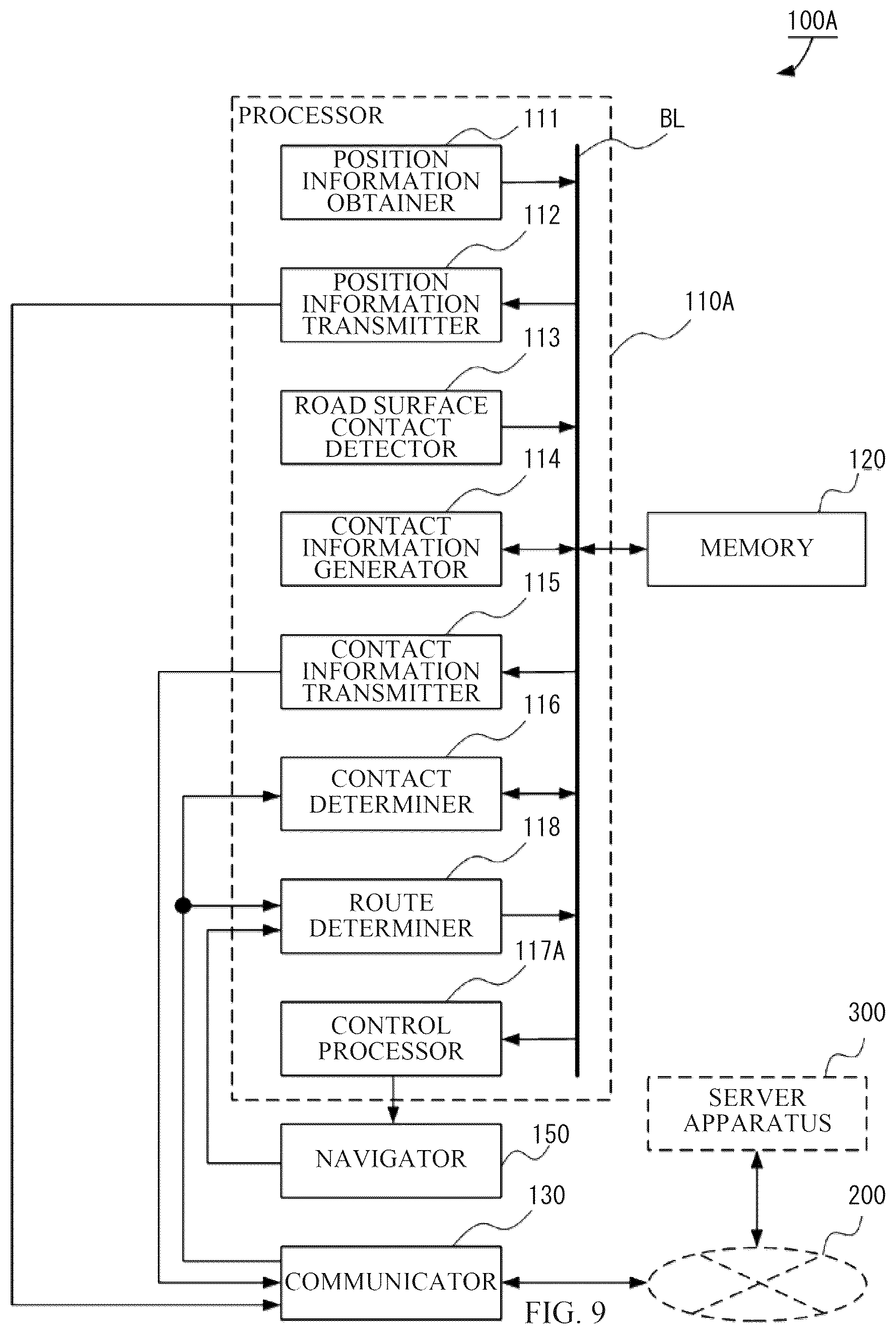 Patent US12617429 Figure 9 – Road surface contact avoidance system