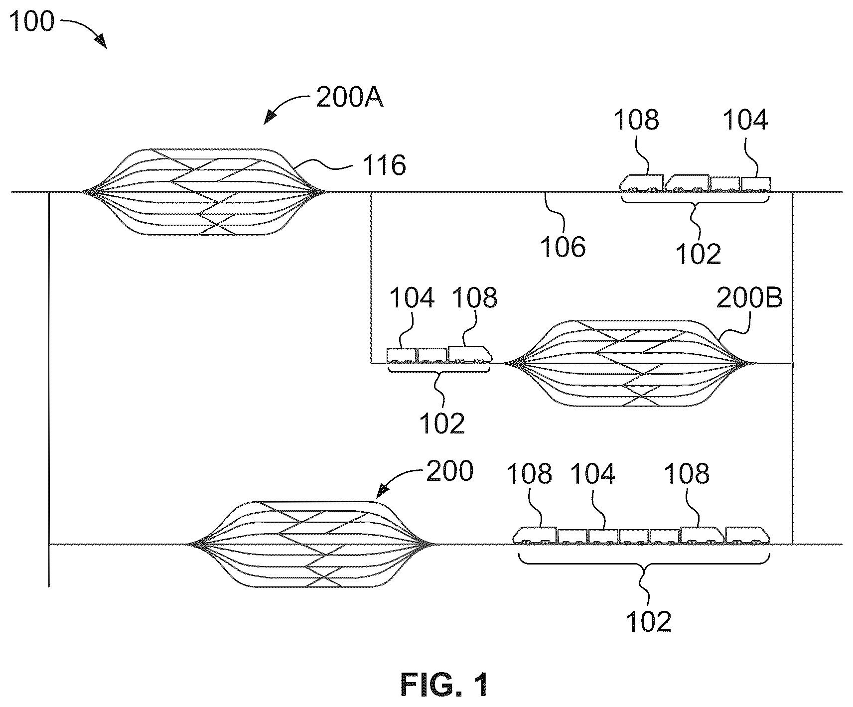 Patent US12617438 — Control system and method for a transportation network — Figure 1