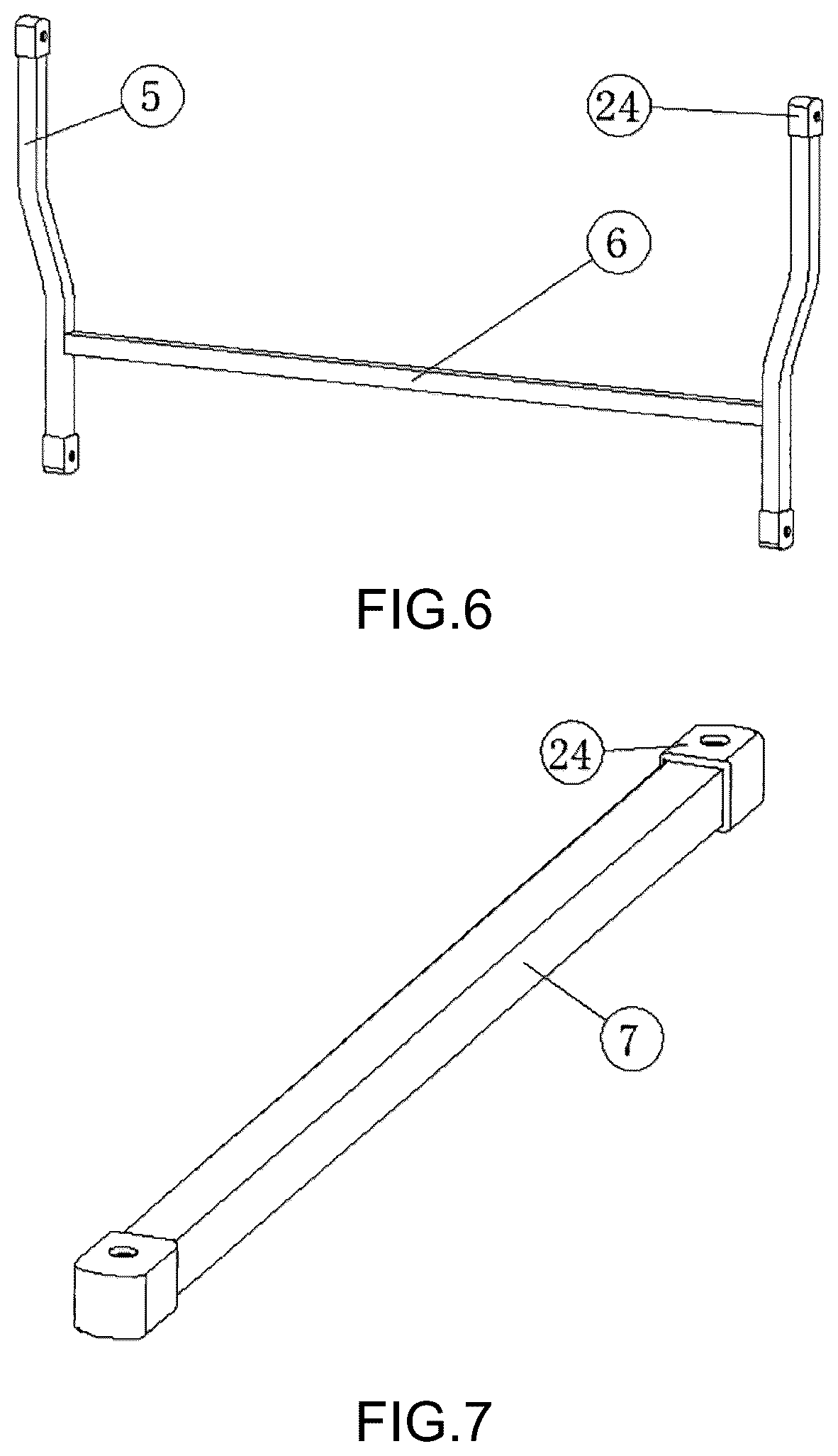 Patent US12617442 Figure 6 – Collapsible wagon with foldable handle and basket extension