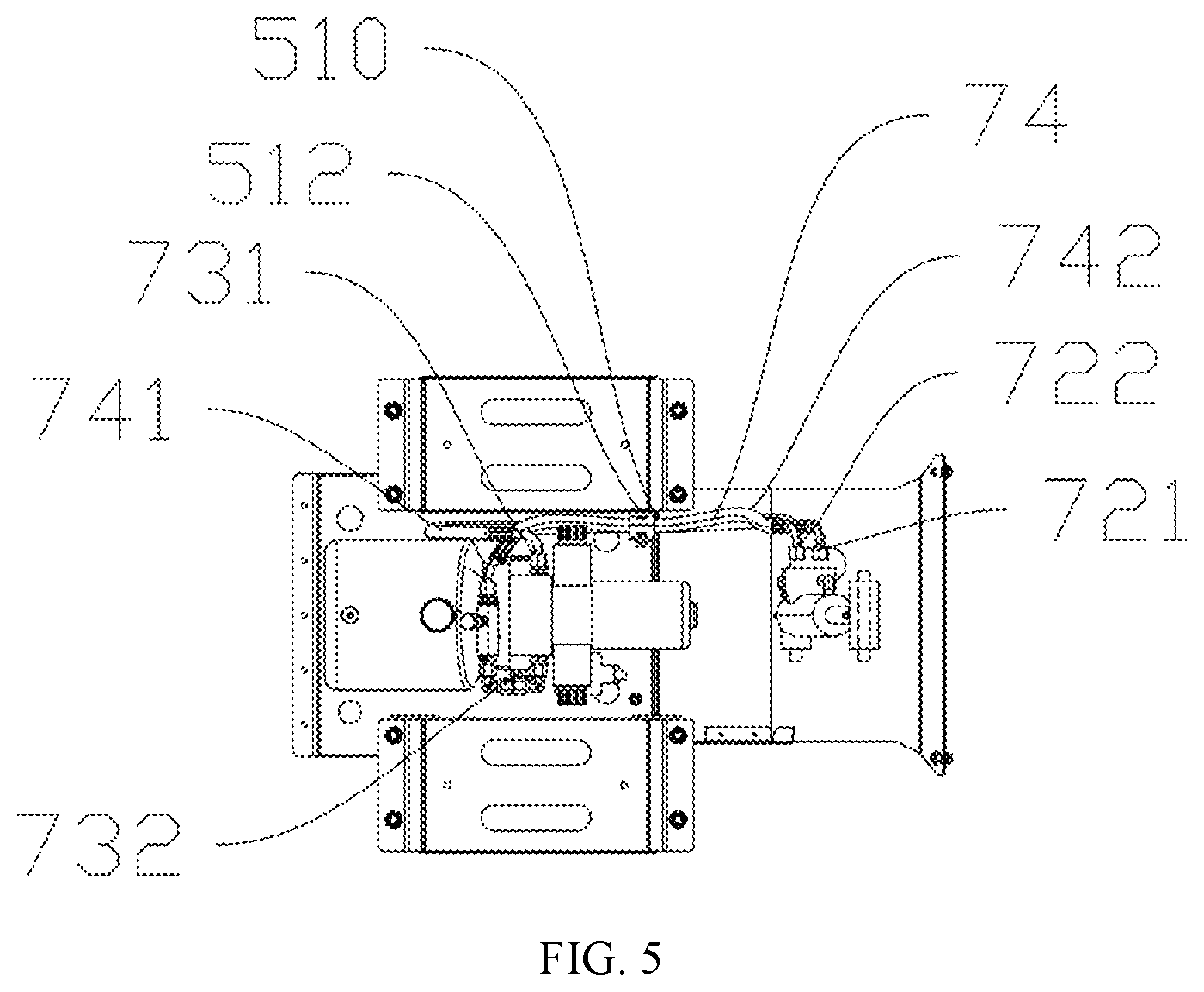 Patent US12617444 Figure 5 – Electric mini push cart