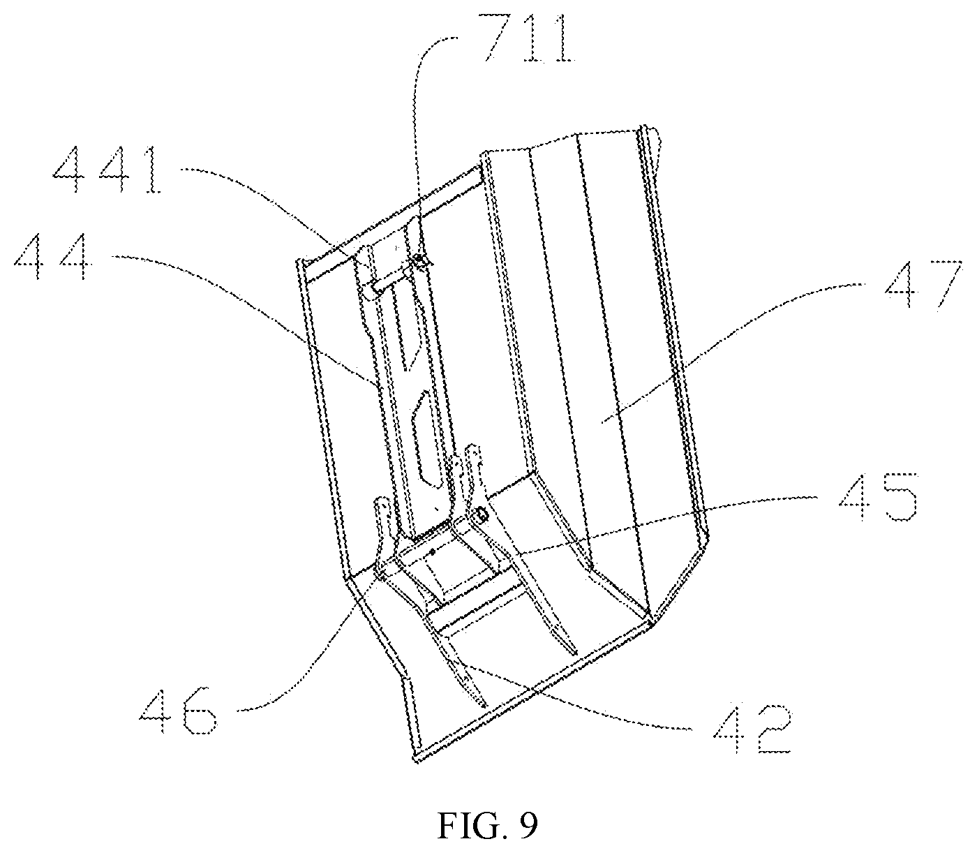 Patent US12617444 Figure 9 – Electric mini push cart