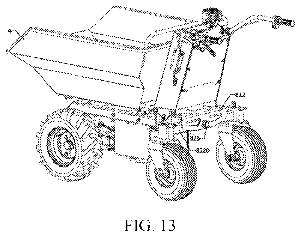 Patent US12617444 Figure 13 – Electric mini push cart