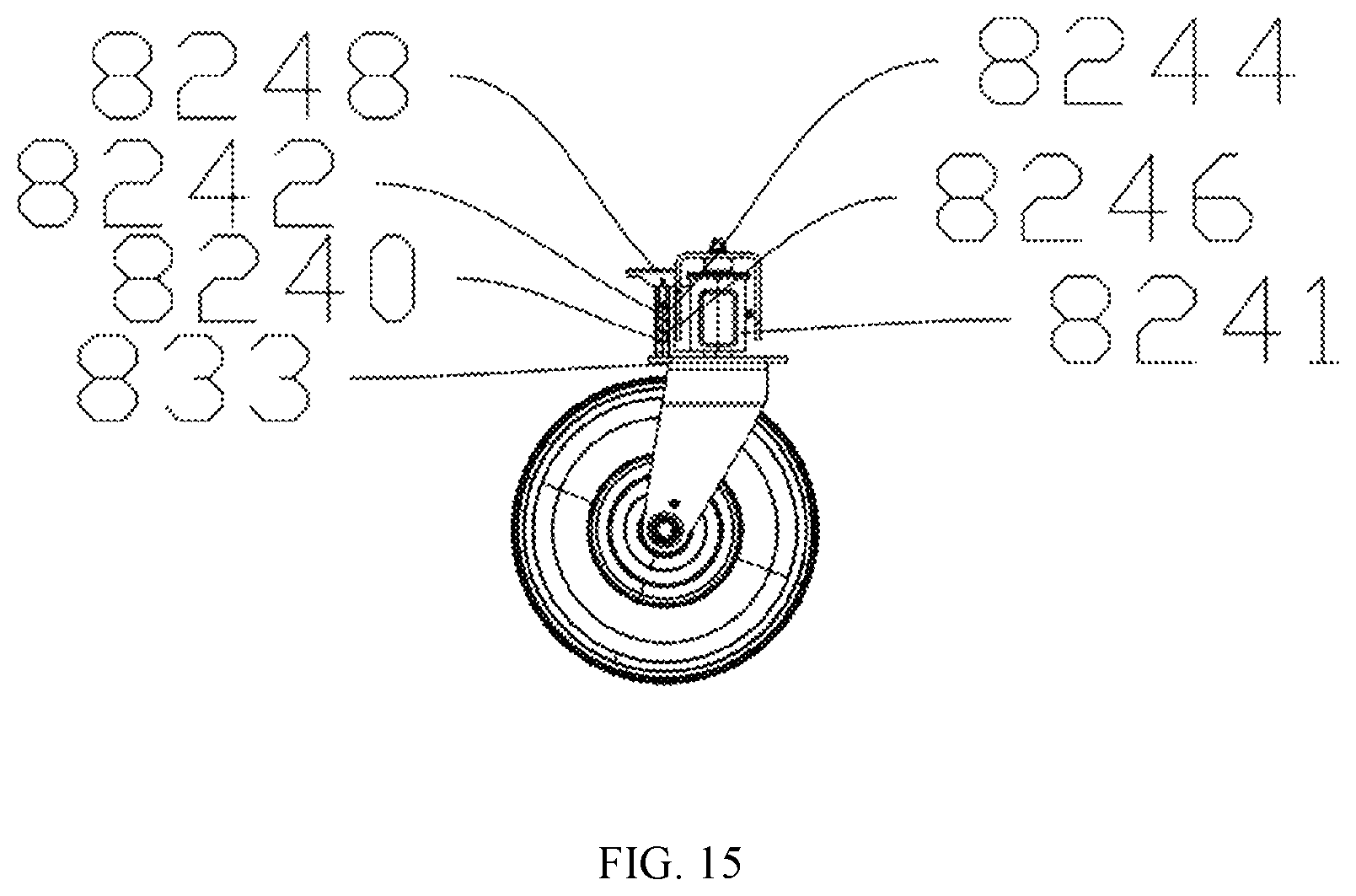 Patent US12617444 Figure 15 – Electric mini push cart