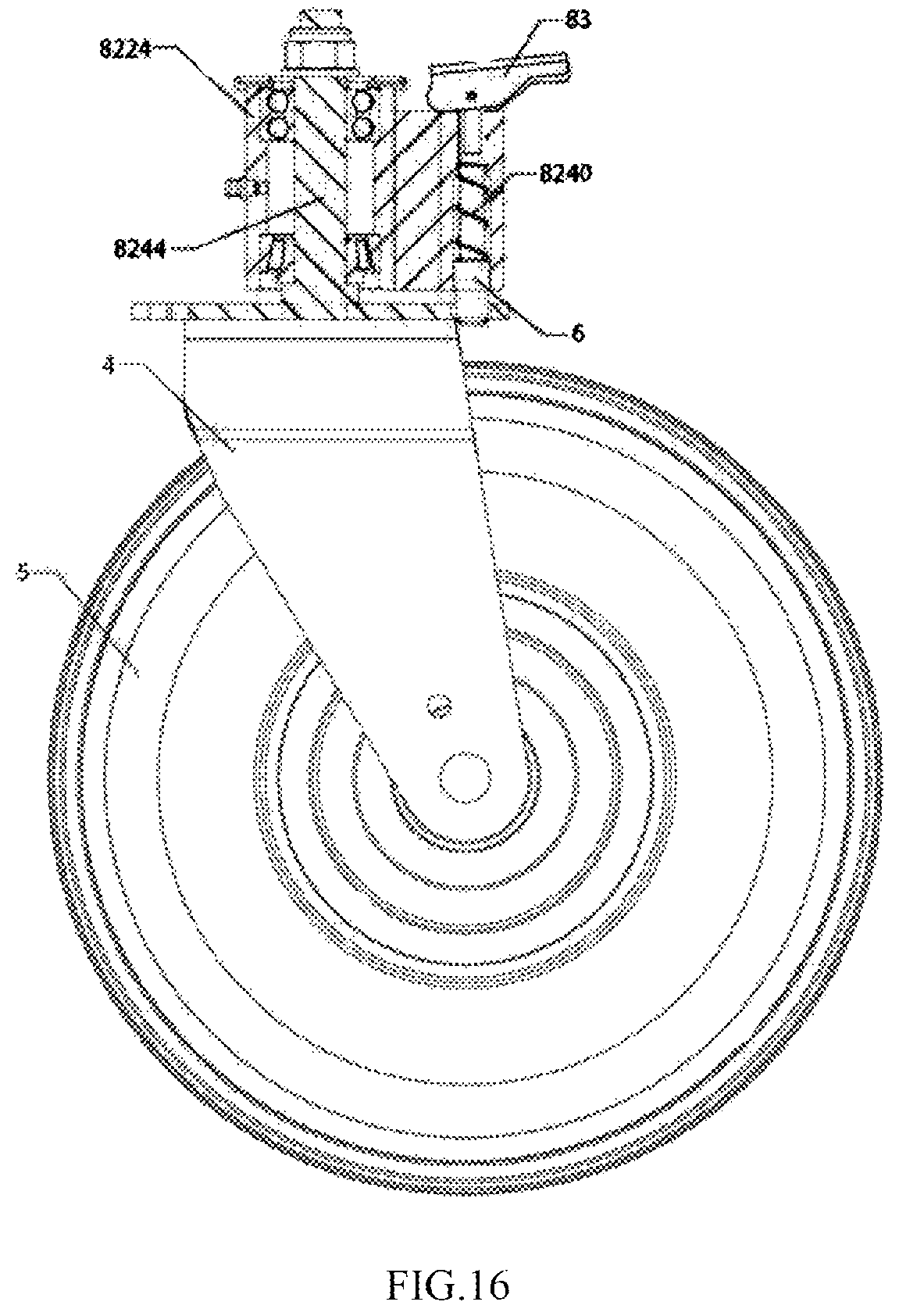 Patent US12617444 Figure 16 – Electric mini push cart