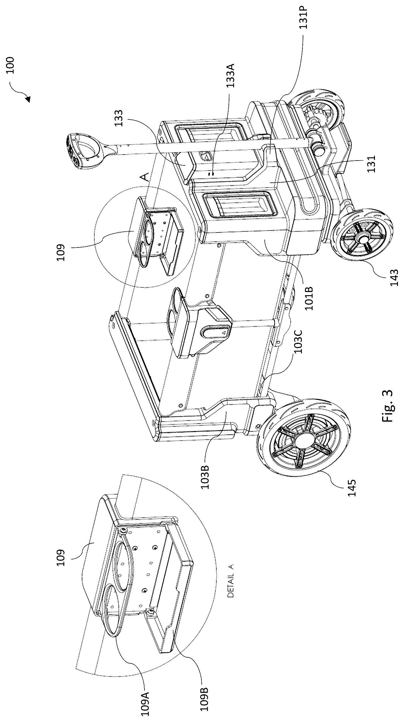 Patent US12617446 Figure 3 – Electric folding wagon