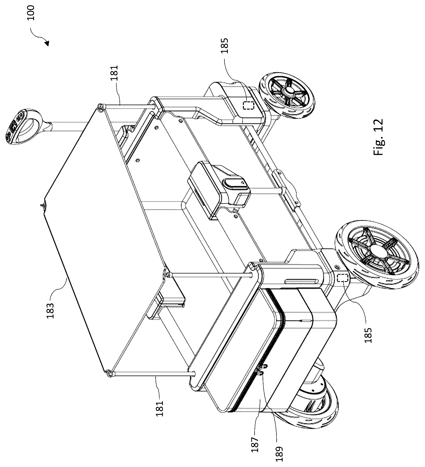 Patent US12617446 Figure 13 – Electric folding wagon