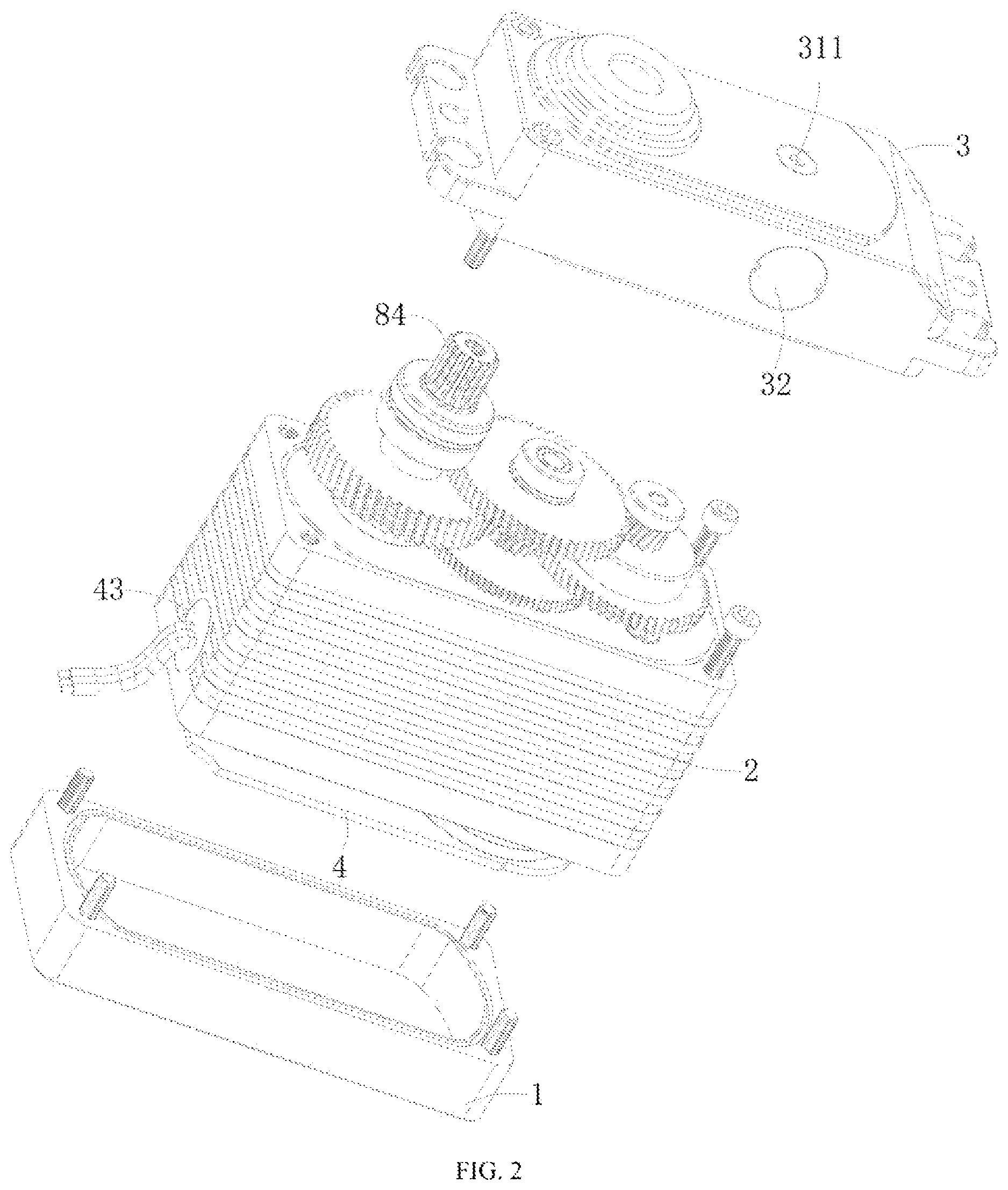 Patent US12617451 Figure 2 – Oil-immersed steering gear