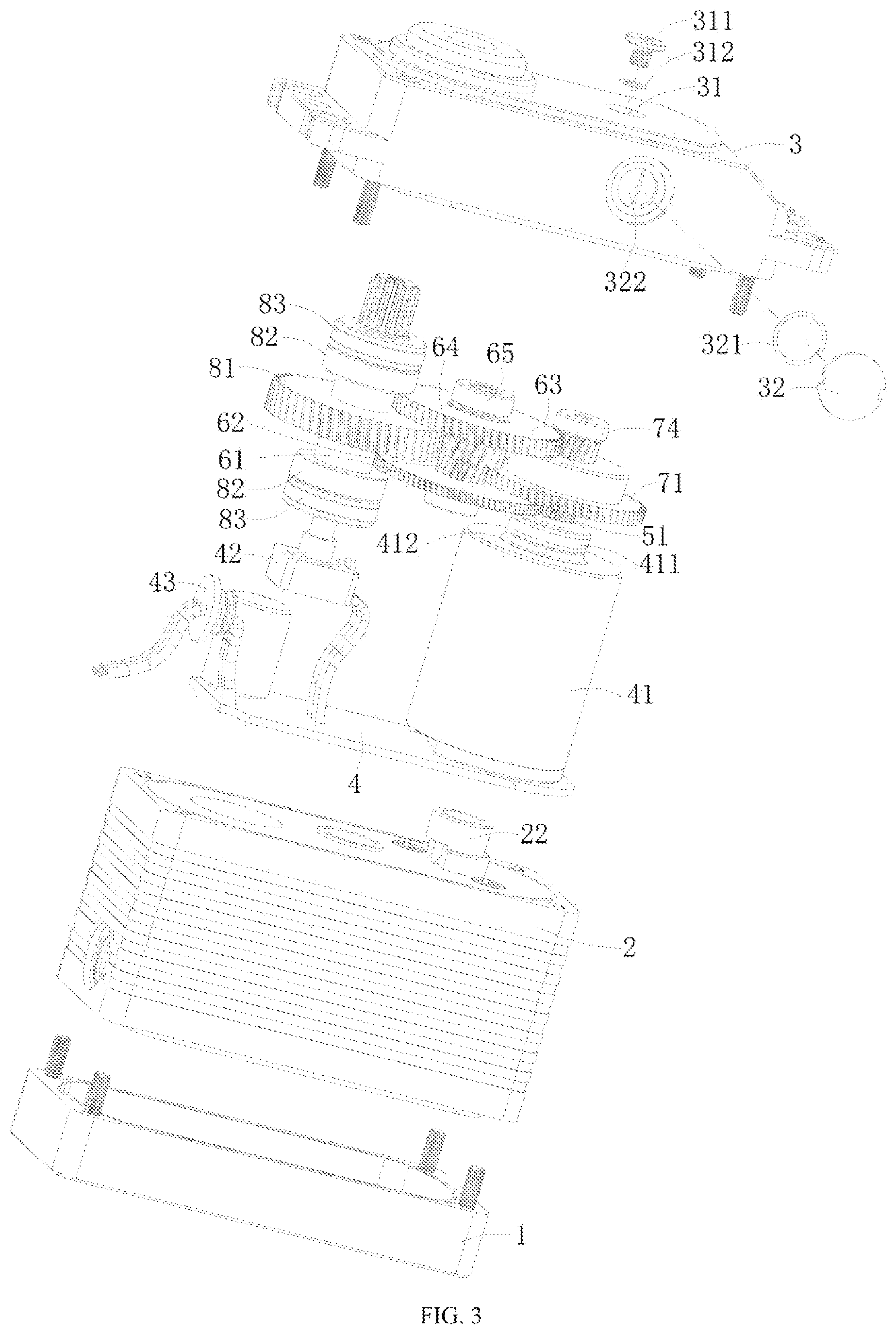 Patent US12617451 Figure 3 – Oil-immersed steering gear