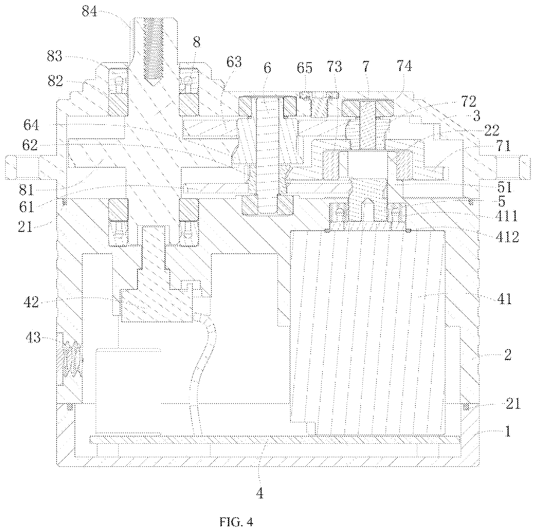 Patent US12617451 Figure 4 – Oil-immersed steering gear
