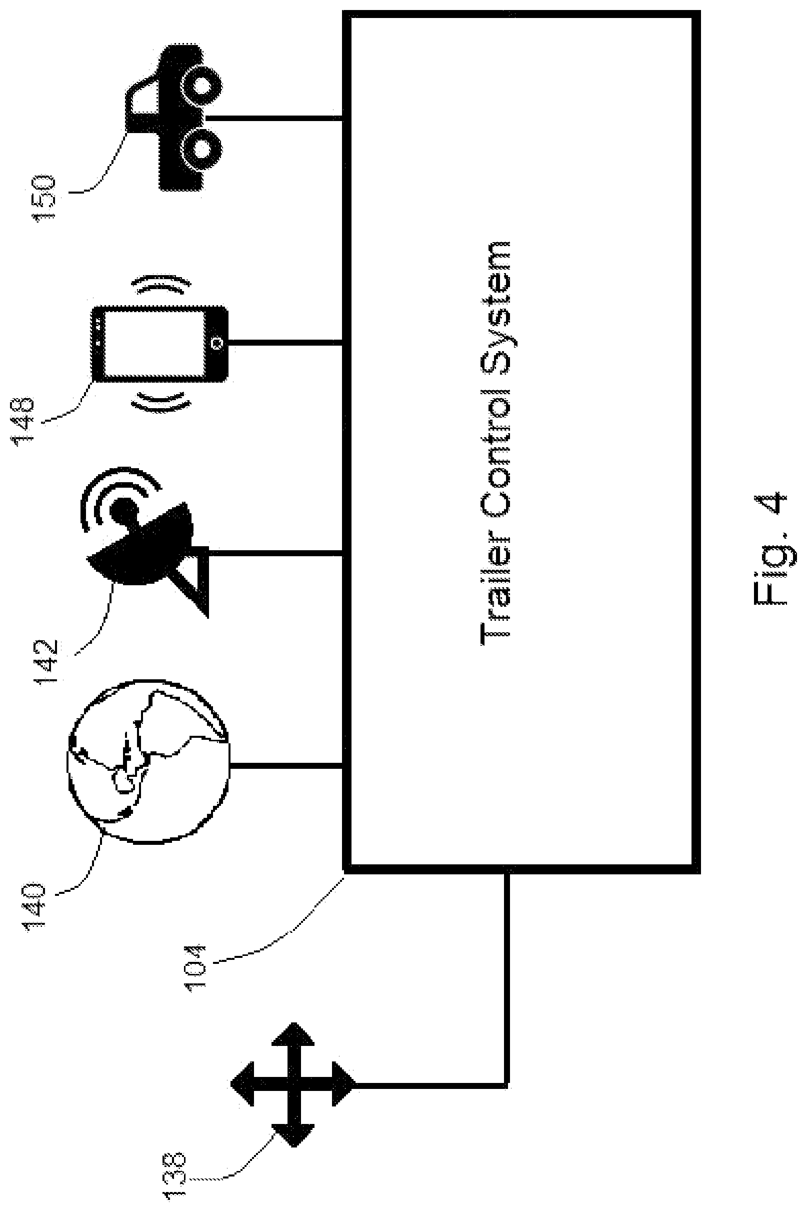 Patent US12617452 Figure 4 – Electrically powered trailer system with regenerative braking