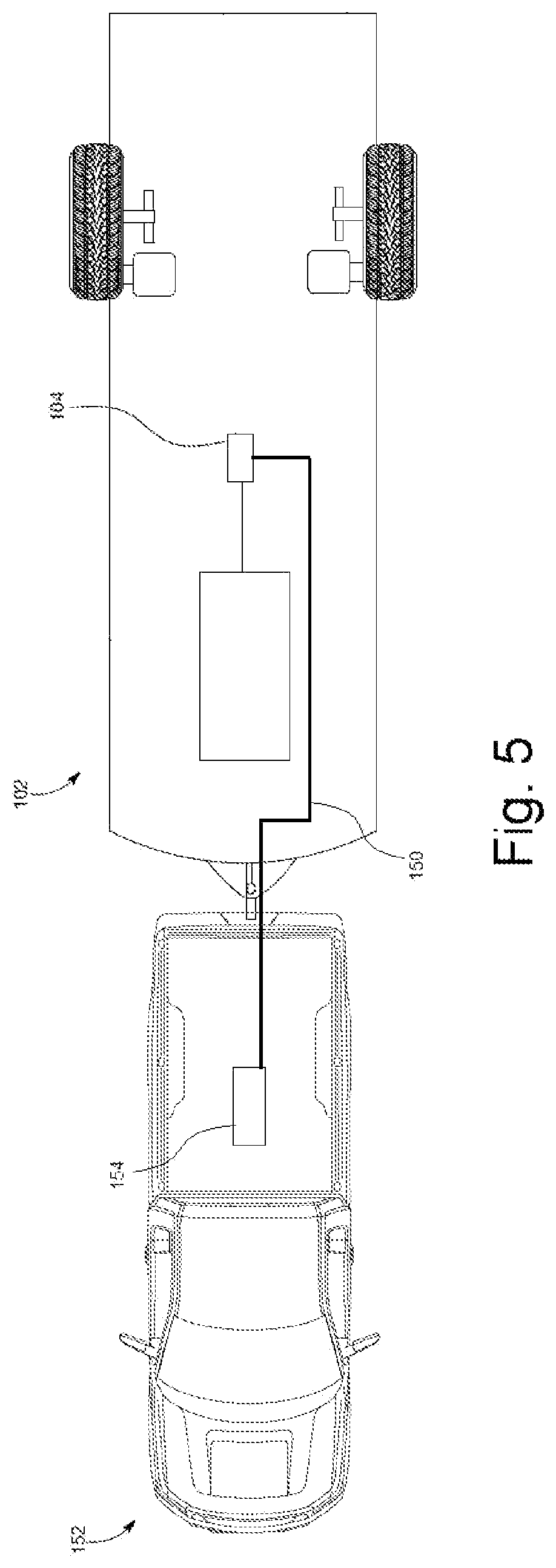 Patent US12617452 Figure 5 – Electrically powered trailer system with regenerative braking