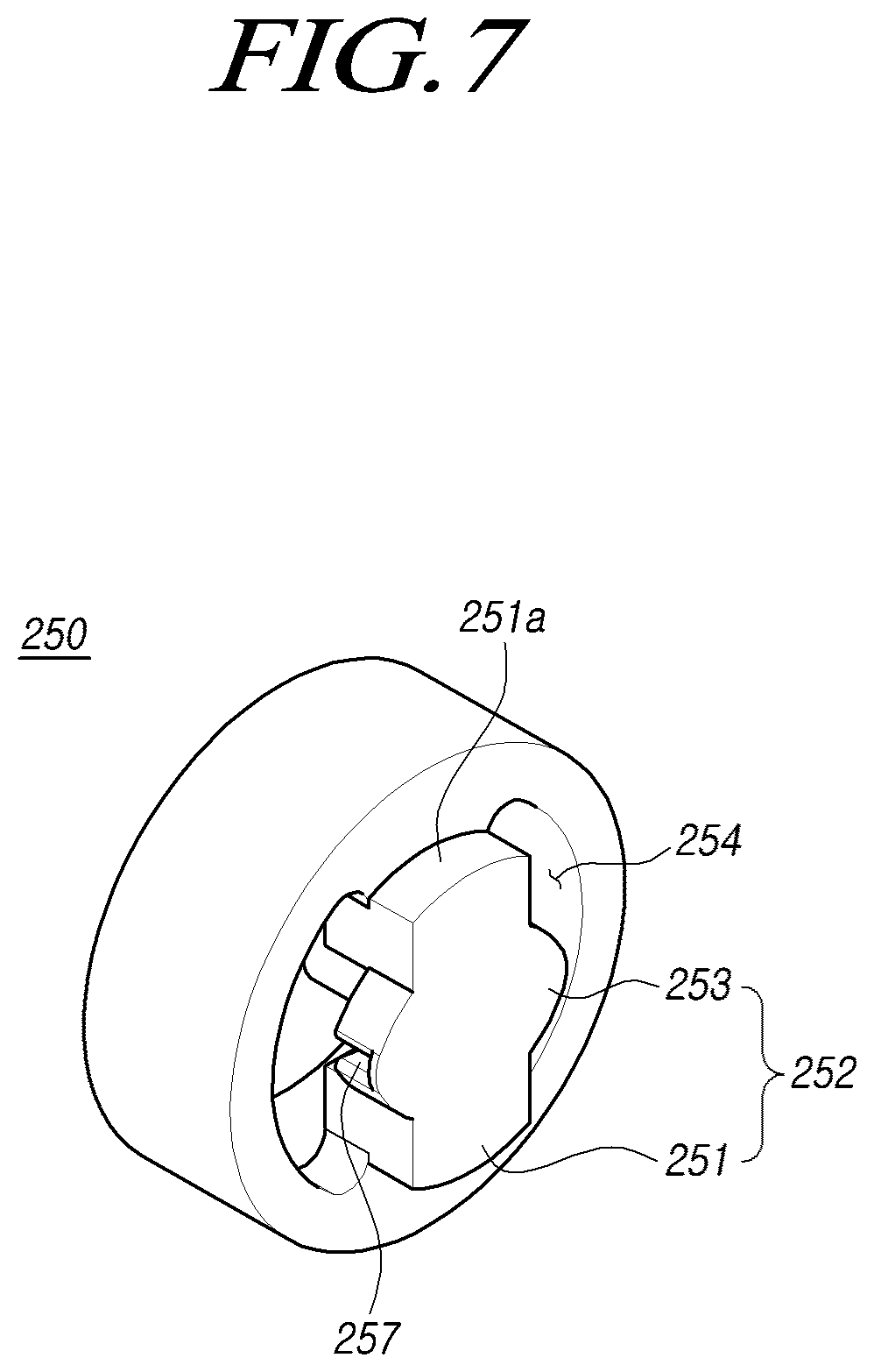 Patent US12617453 Figure 7 – Steer by wire type steering apparatus