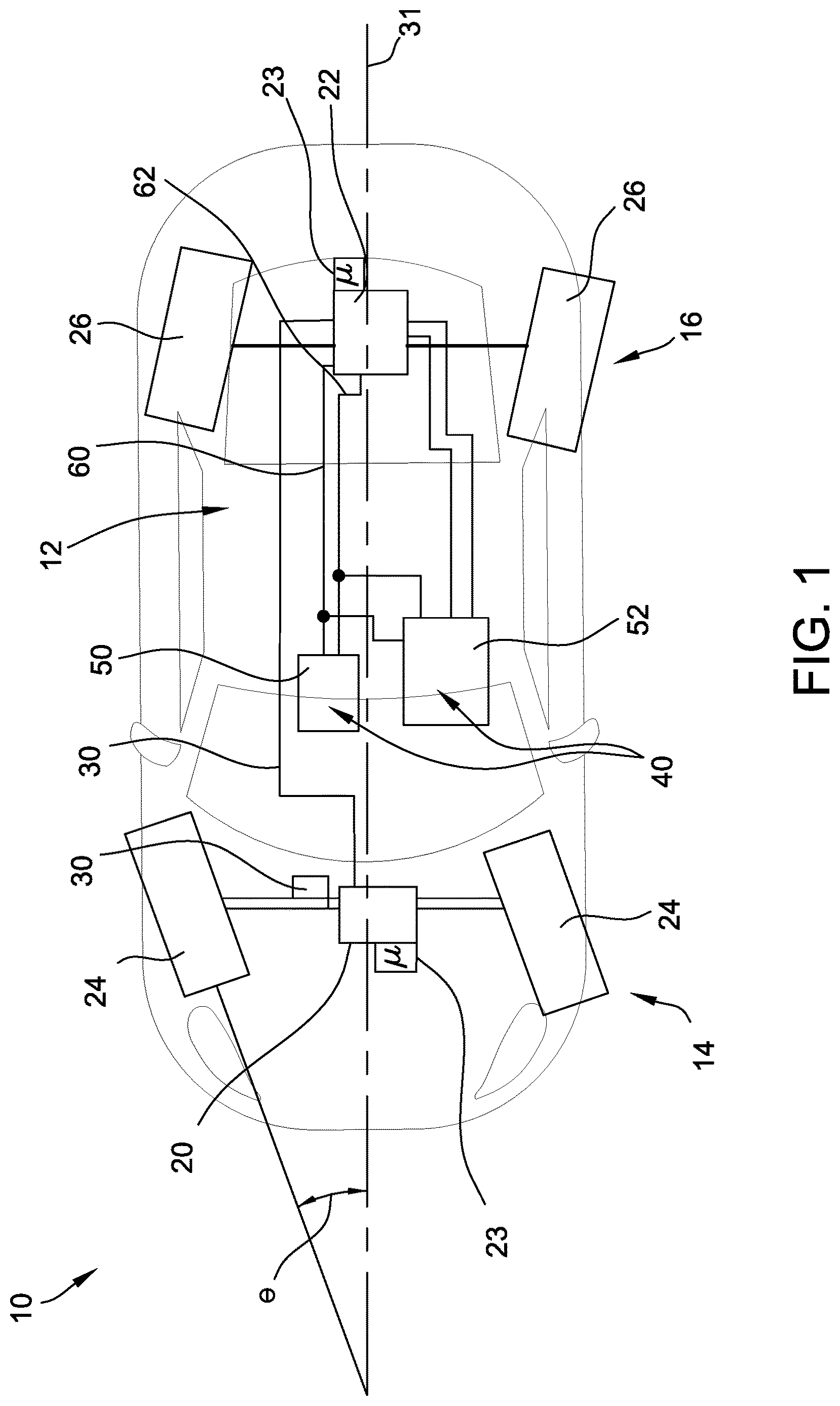 Patent US12617455 Figure 1 – Systems and methods for controlling vehicle travel