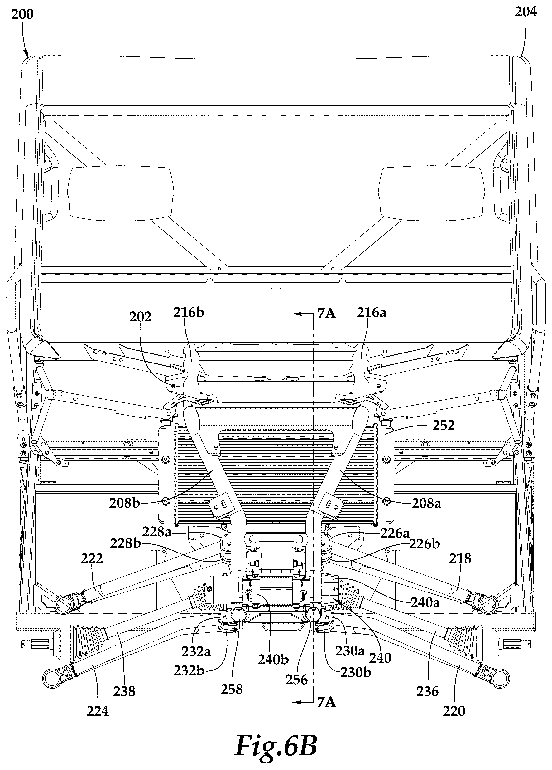 Patent US12617461 Figure 14 – Rear steer knuckles for off-road vehicles