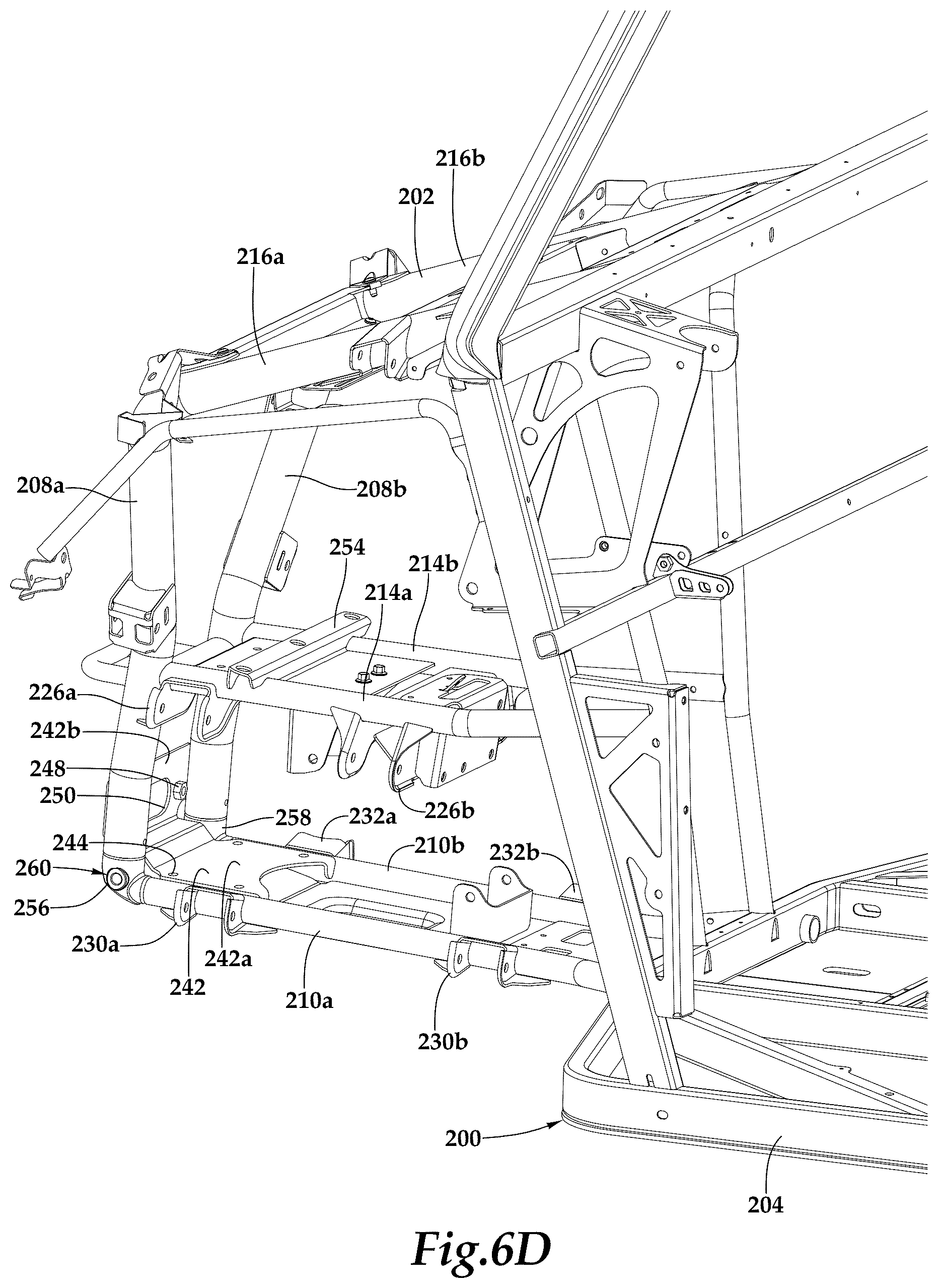 Patent US12617461 Figure 16 – Rear steer knuckles for off-road vehicles