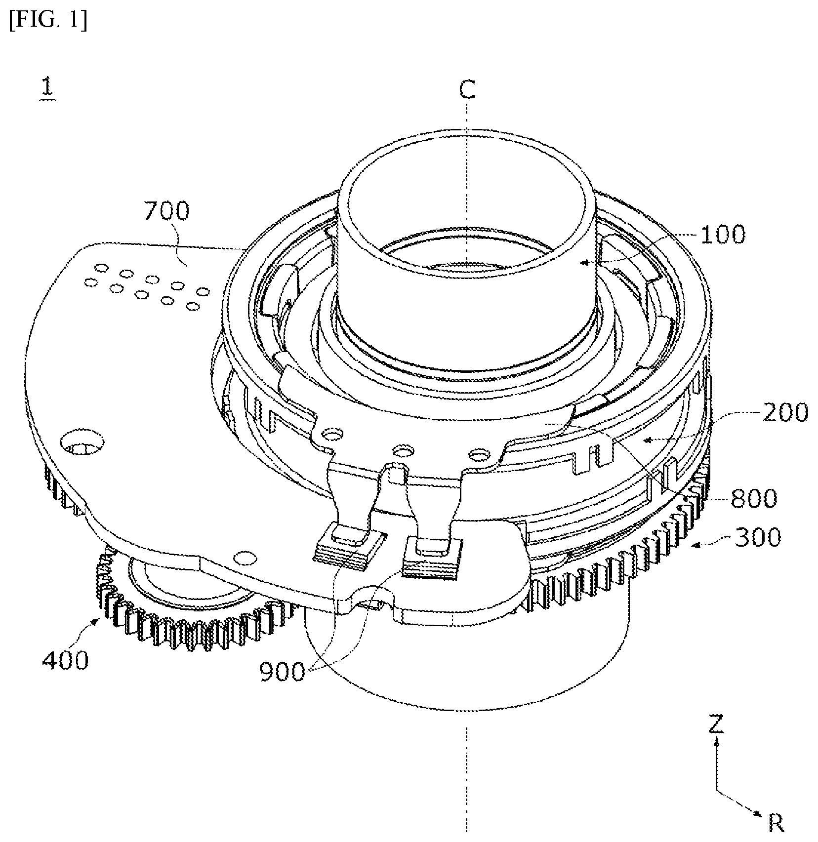Patent US12617464 Figure 1 – Sensing device
