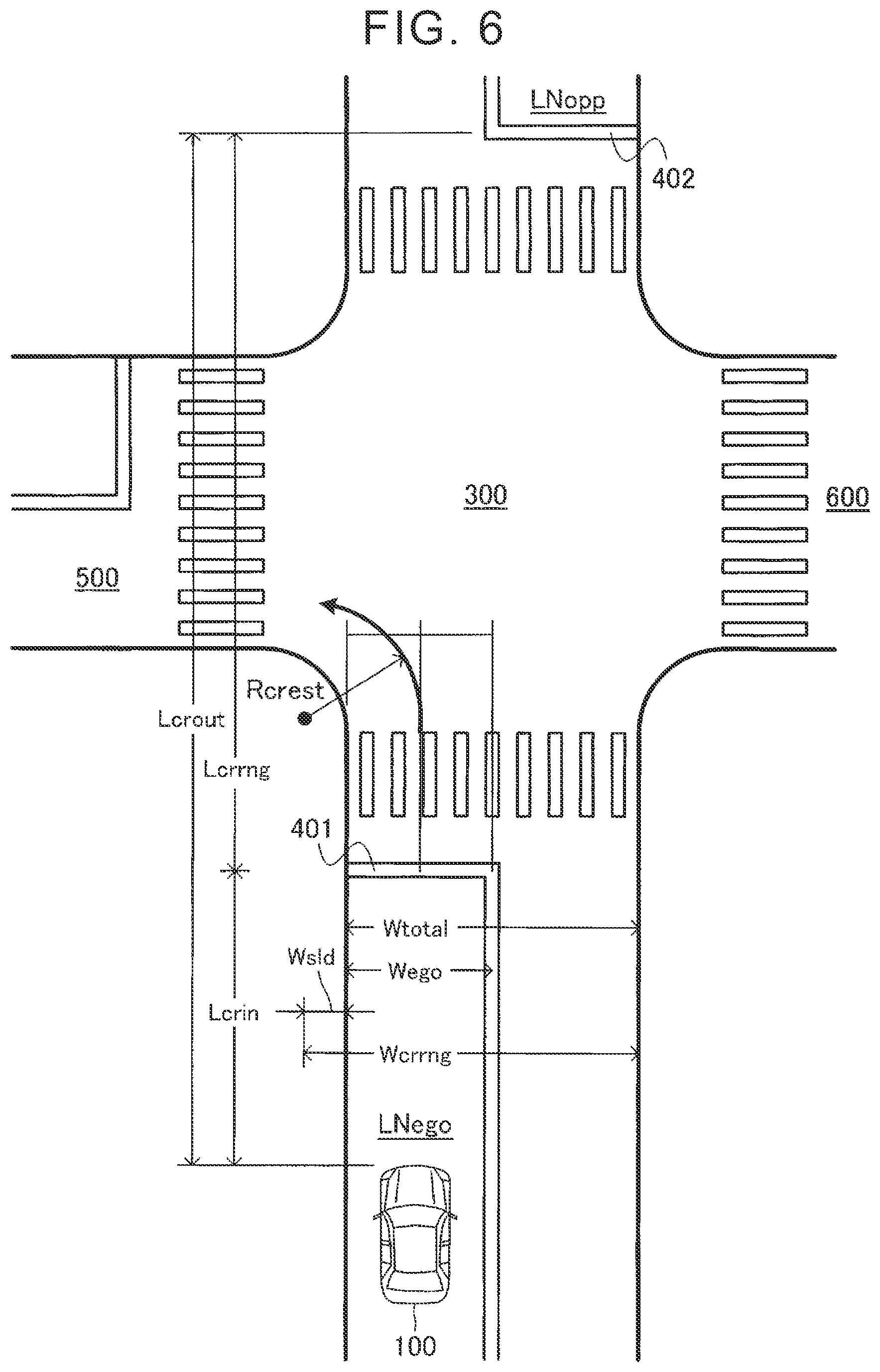 Patent US12617466 Figure 6 – Vehicle driving assist device, vehicle, vehicle driving assist method, and storage medium