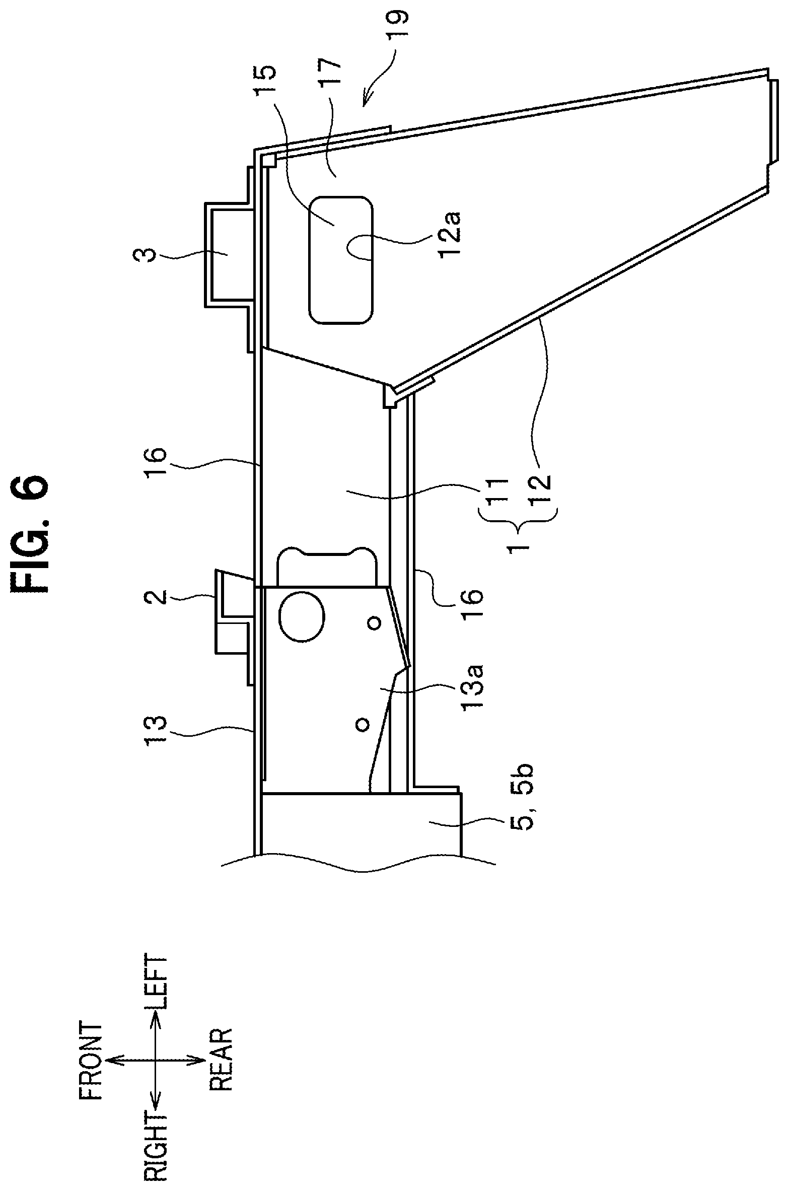 Patent US12617468 Figure 6 – Vehicle front structure