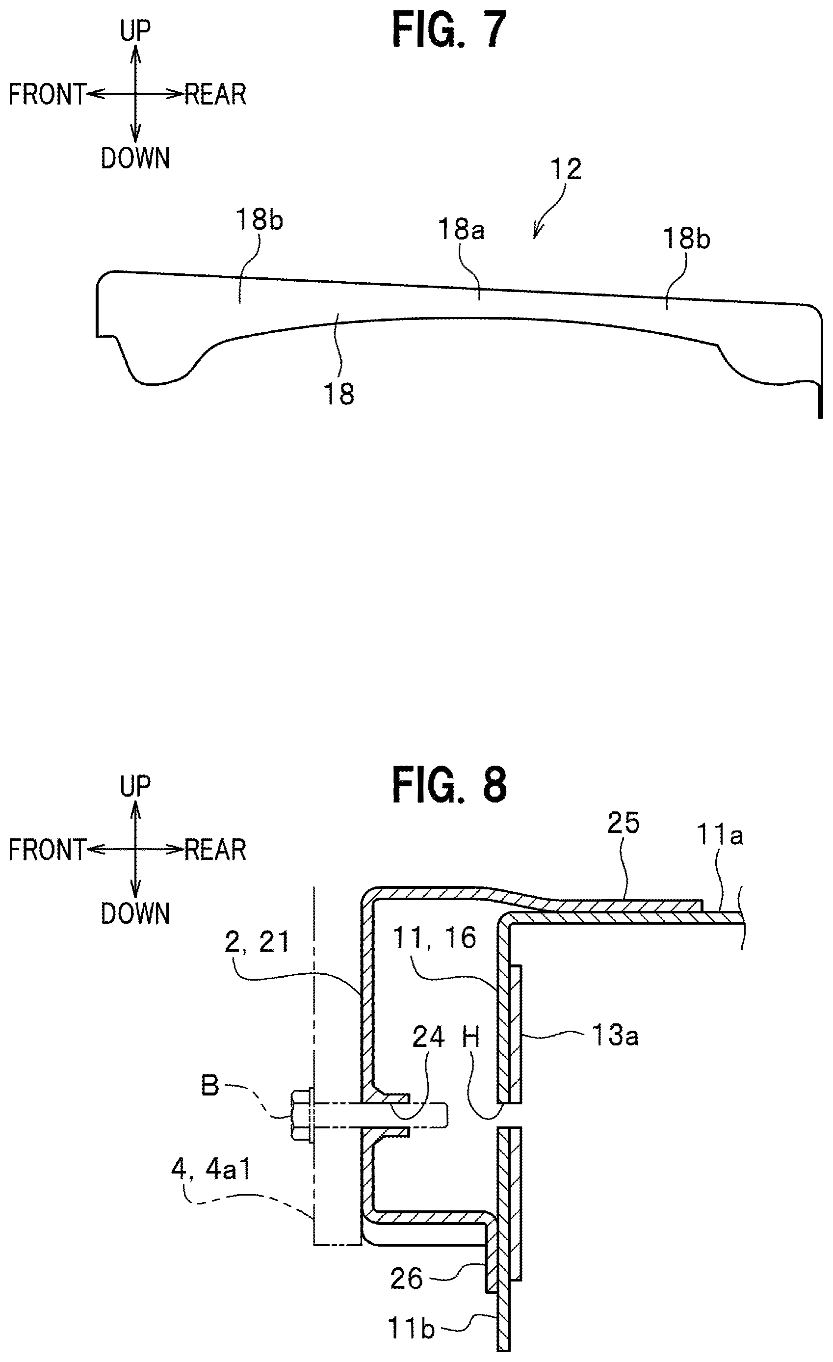 Patent US12617468 Figure 7 – Vehicle front structure