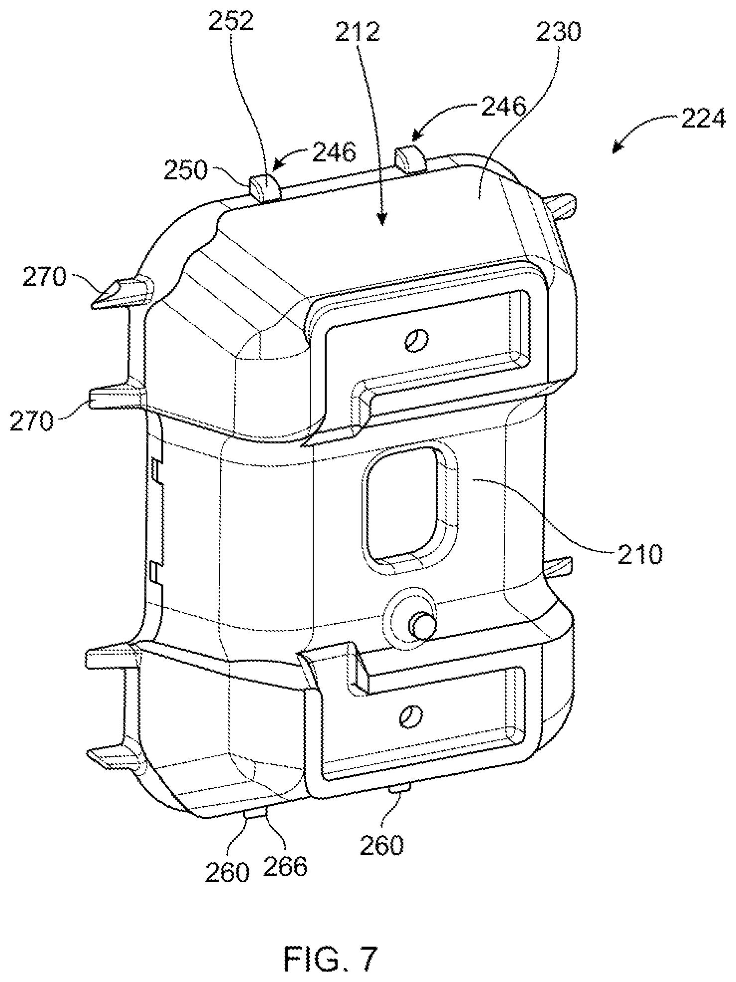 Patent US12617469 Figure 7 – Reinforcement assembly for a side sill of a vehicle
