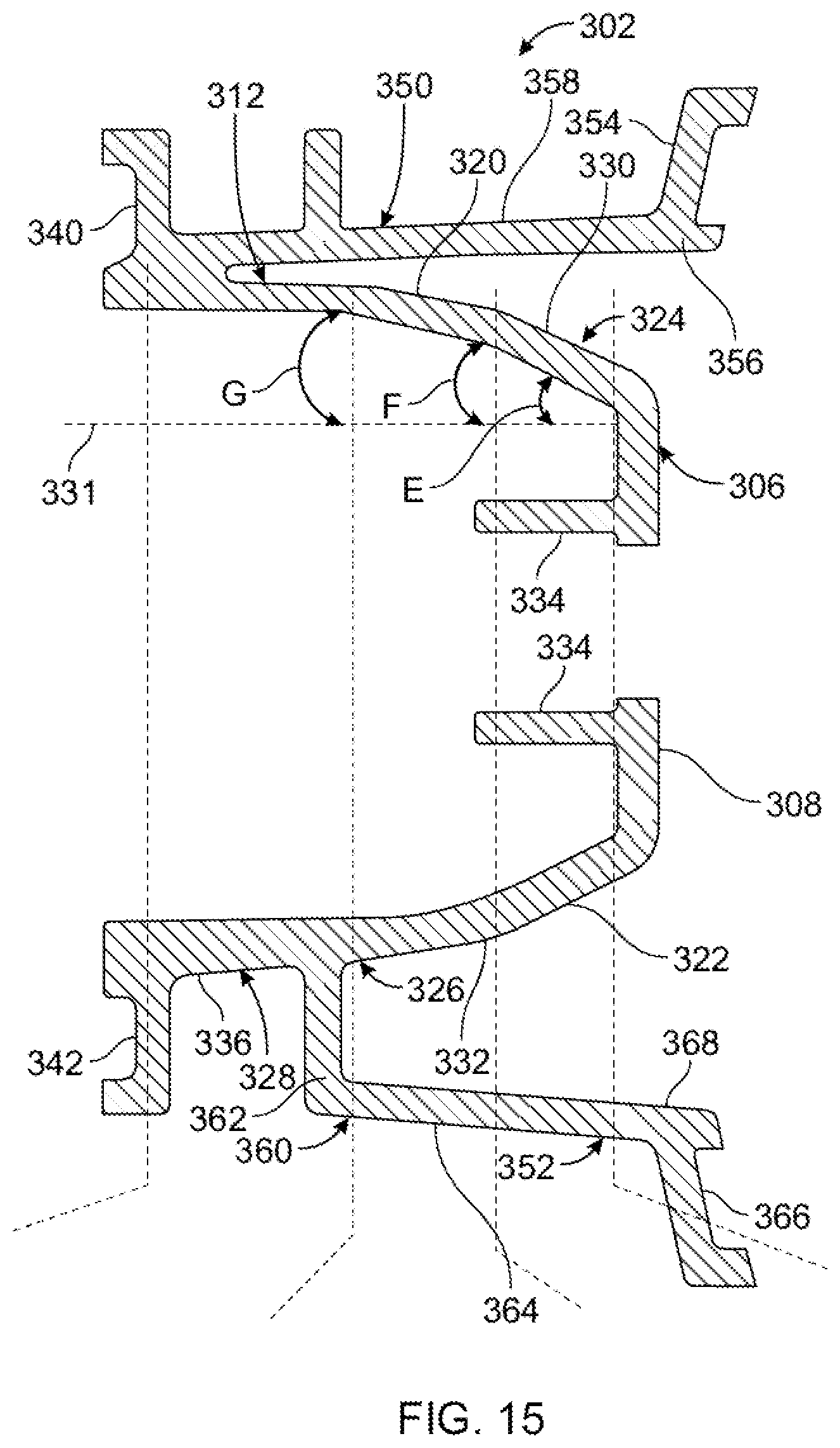 Patent US12617469 Figure 15 – Reinforcement assembly for a side sill of a vehicle
