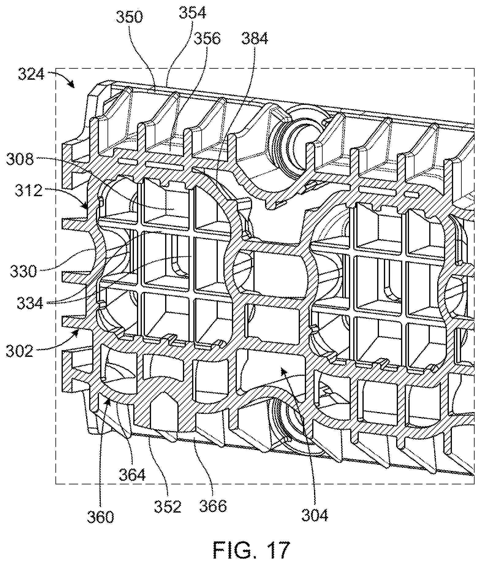 Patent US12617469 Figure 17 – Reinforcement assembly for a side sill of a vehicle