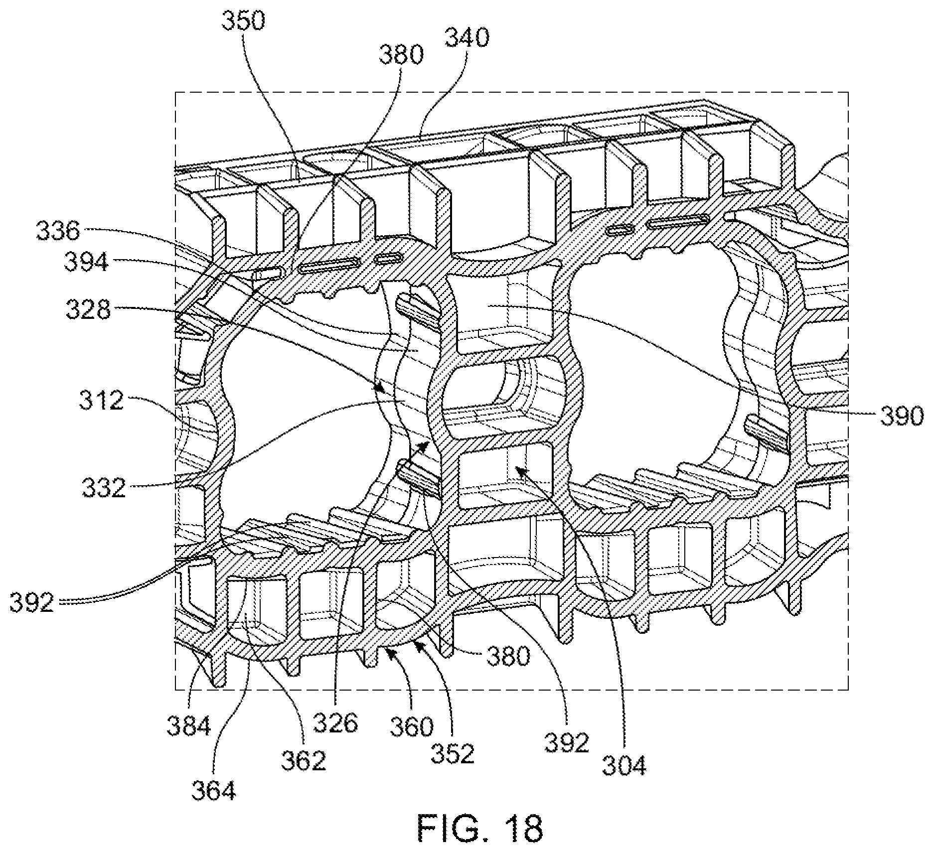 Patent US12617469 Figure 18 – Reinforcement assembly for a side sill of a vehicle