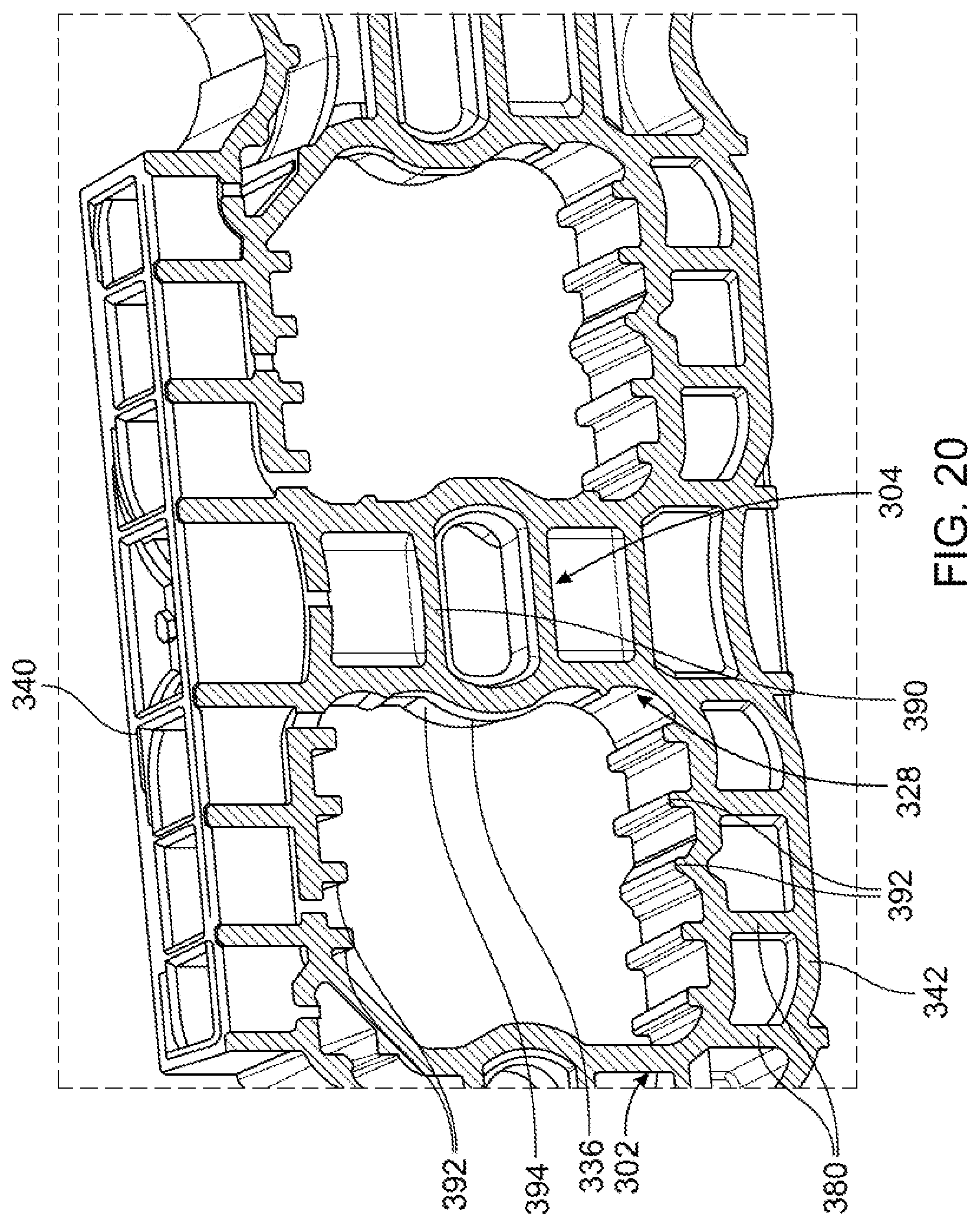 Patent US12617469 Figure 20 – Reinforcement assembly for a side sill of a vehicle