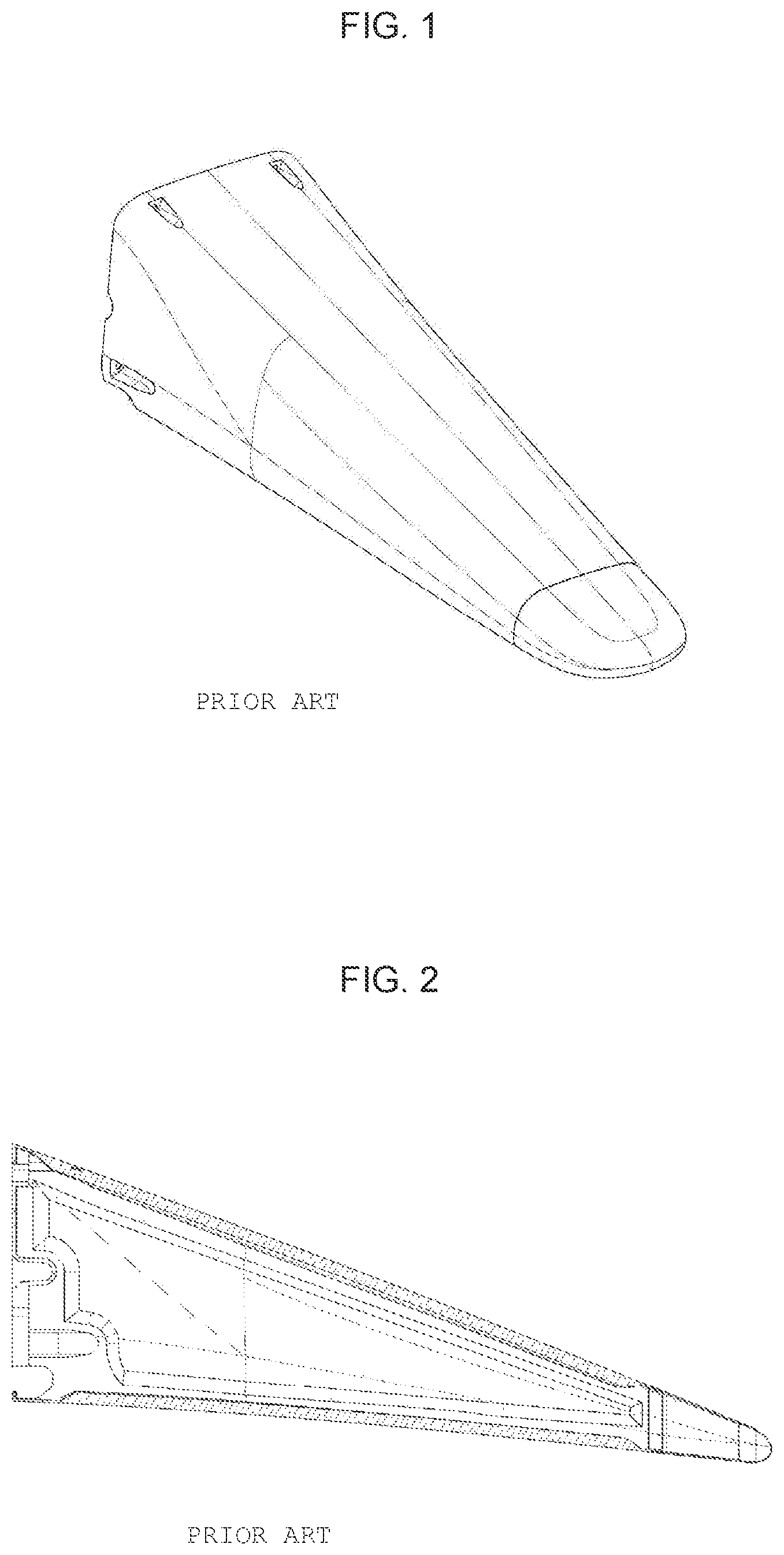 Patent US12617470 Figure 1 – Nose for a racing car, racing car comprising such nose and manufacturing process of a nose