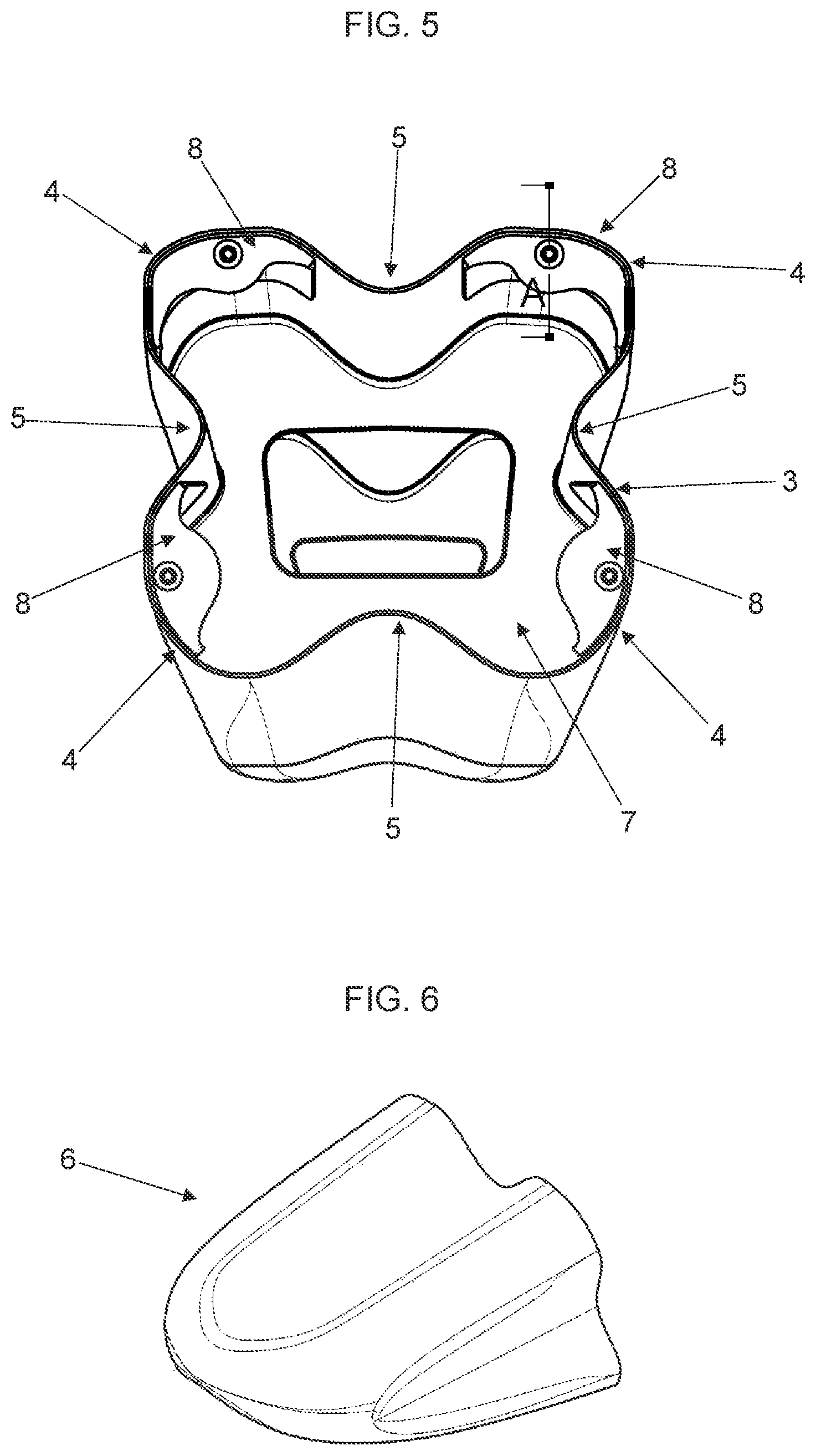 Patent US12617470 Figure 3 – Nose for a racing car, racing car comprising such nose and manufacturing process of a nose