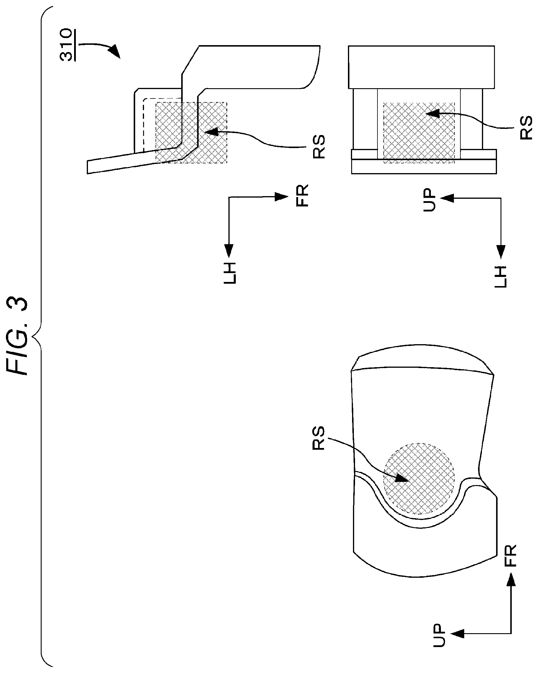 Patent US12617474 Figure 3 – Vehicle-body rear structure