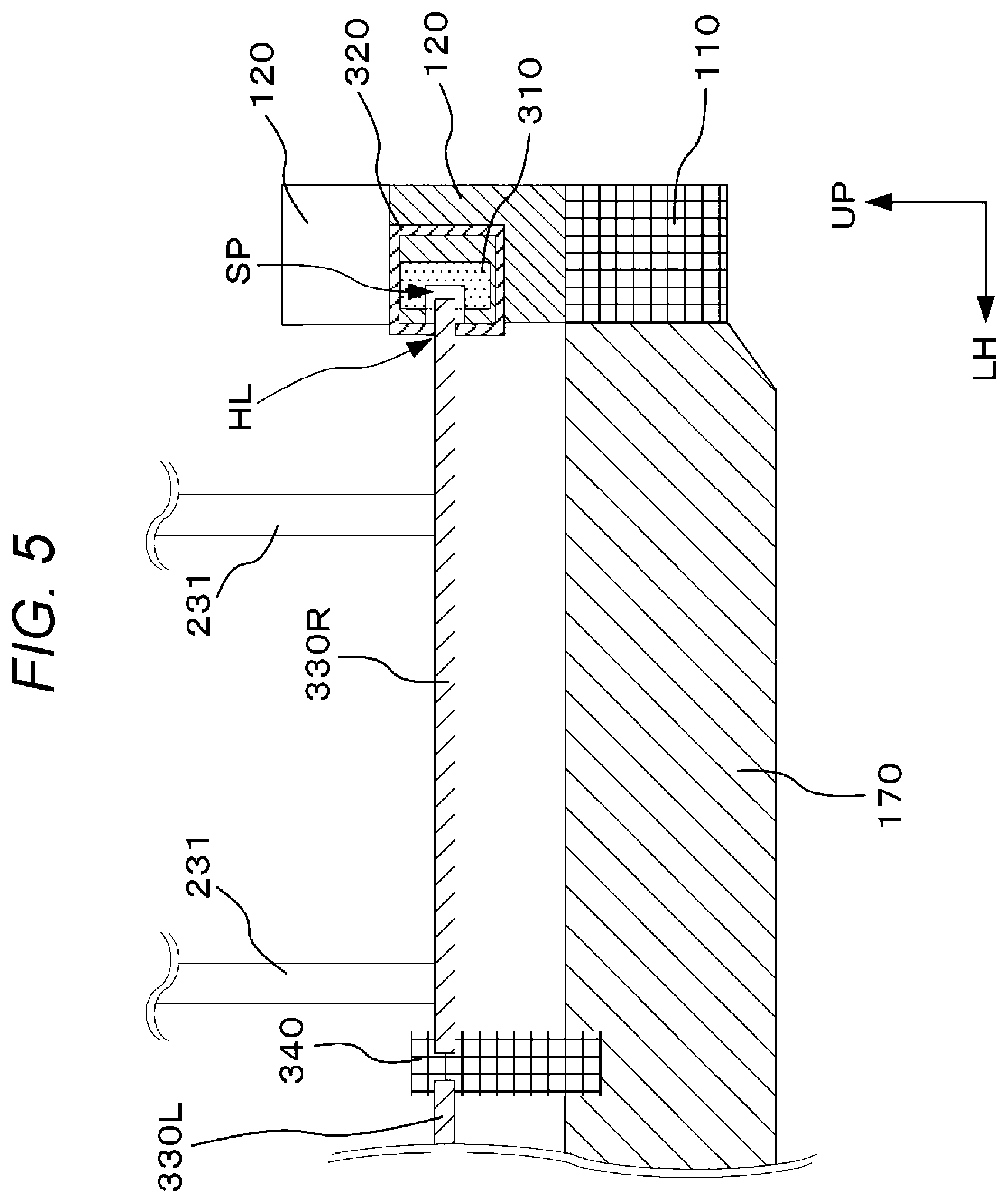 Patent US12617474 Figure 5 – Vehicle-body rear structure
