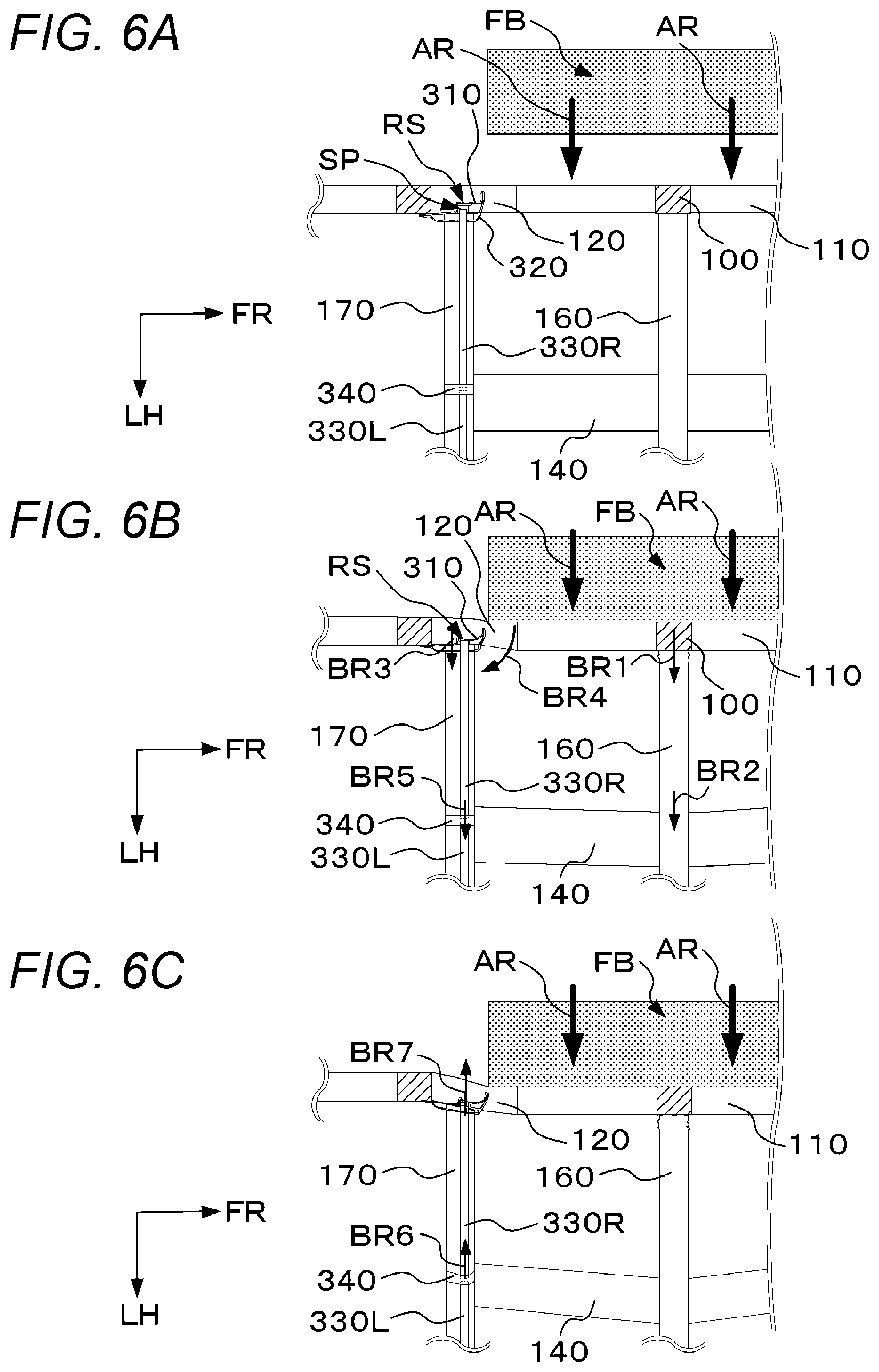 Patent US12617474 Figure 6 – Vehicle-body rear structure