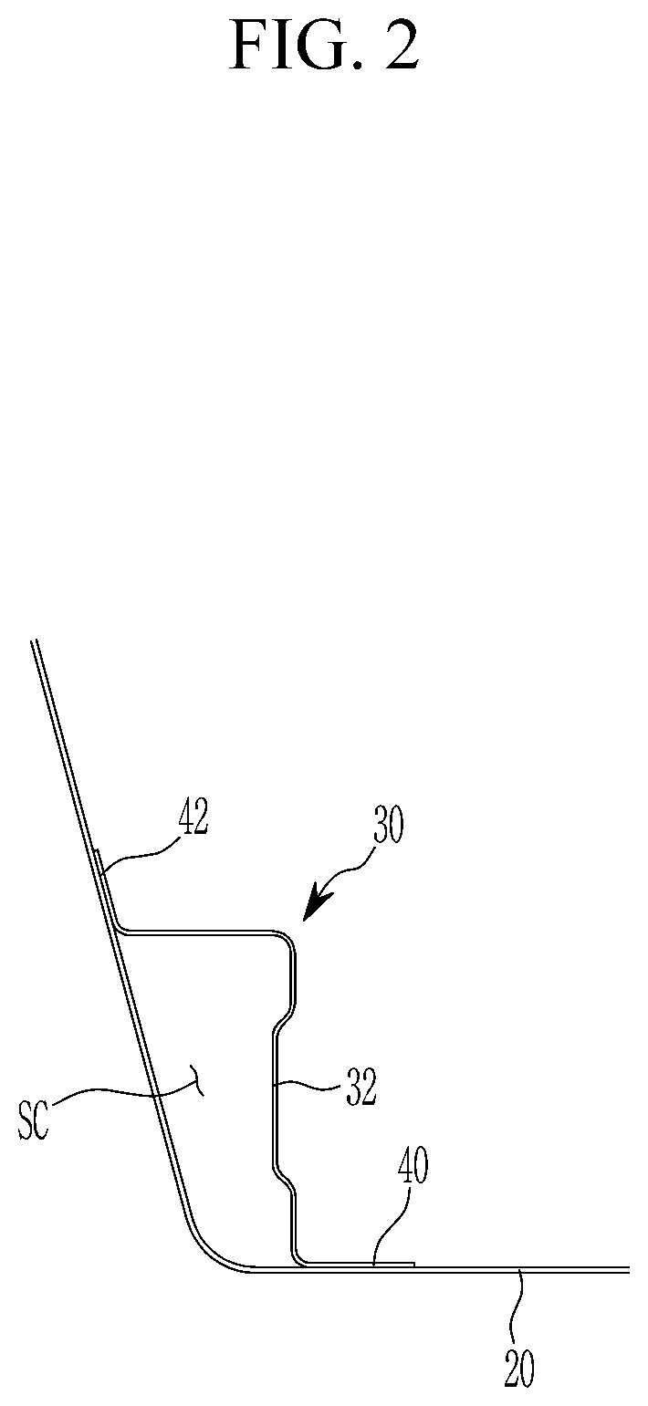 Patent US12617475 Figure 2 – Vehicle body rear structure