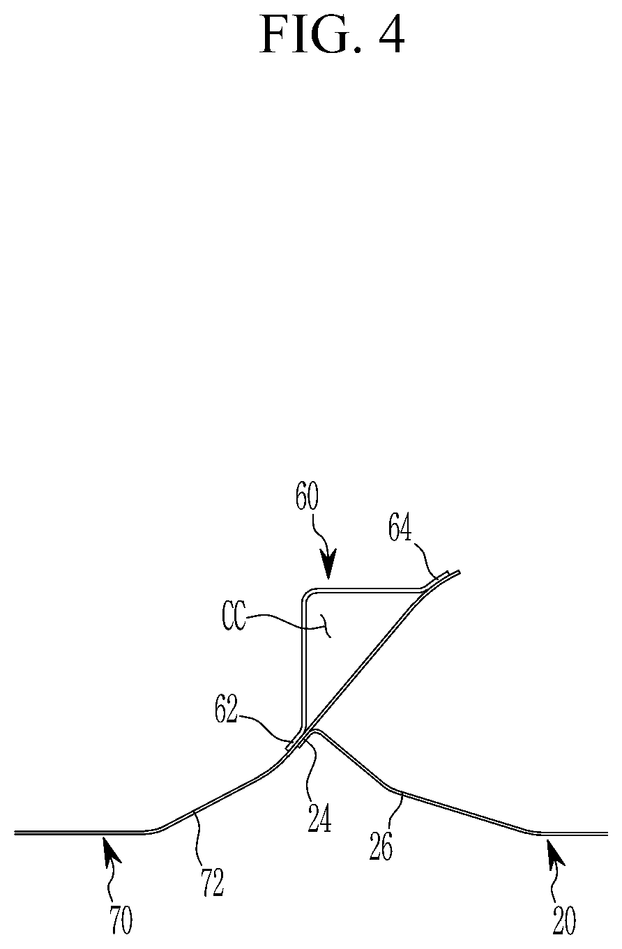 Patent US12617475 Figure 4 – Vehicle body rear structure