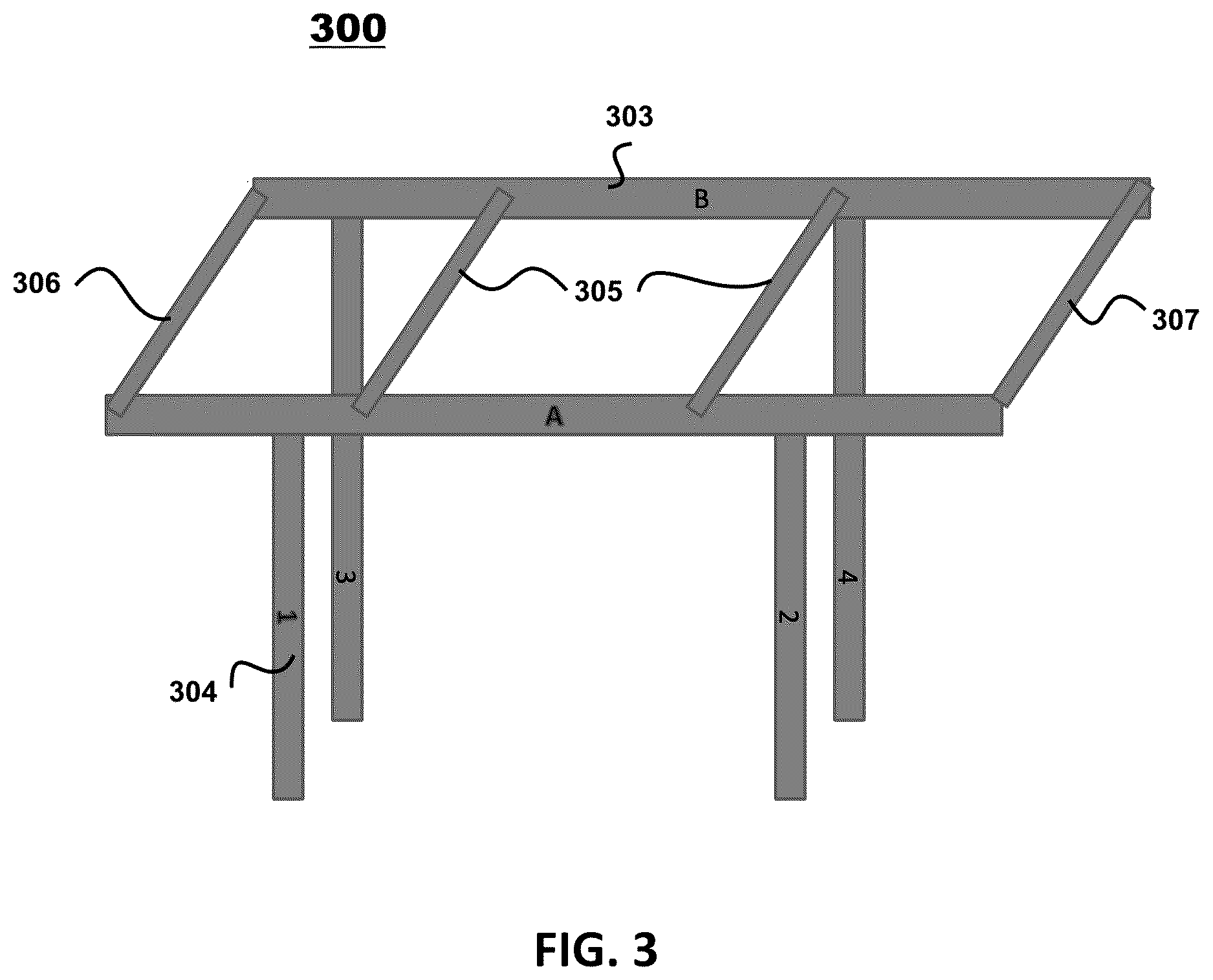 Patent US12617477 Figure 3 – Configurable truck rack system