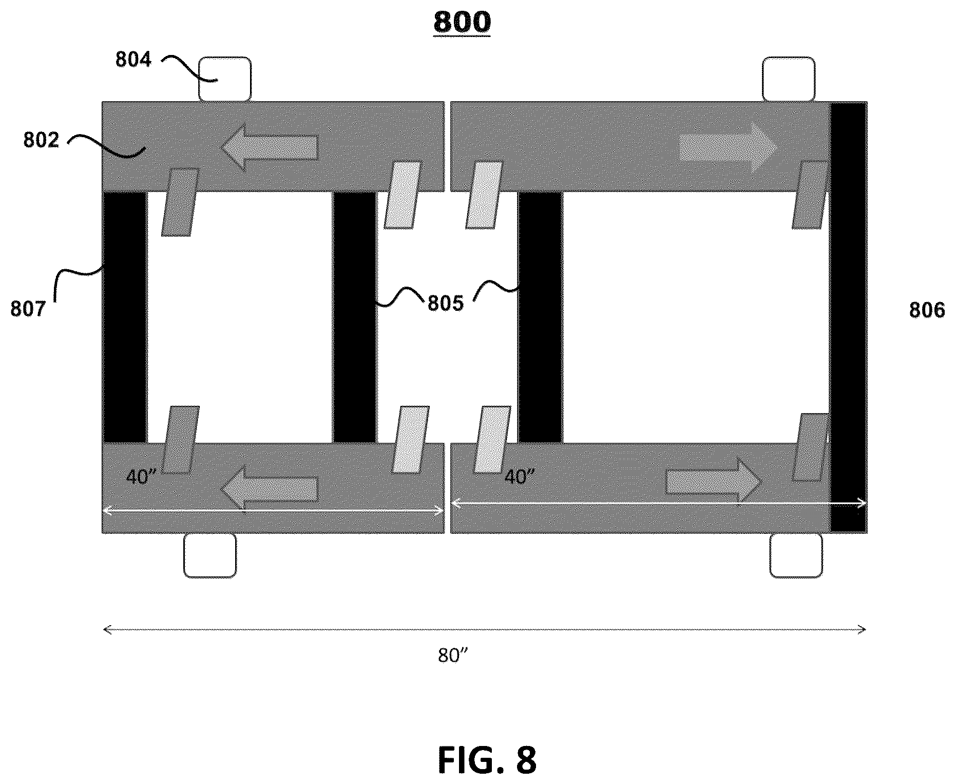 Patent US12617477 Figure 8 – Configurable truck rack system