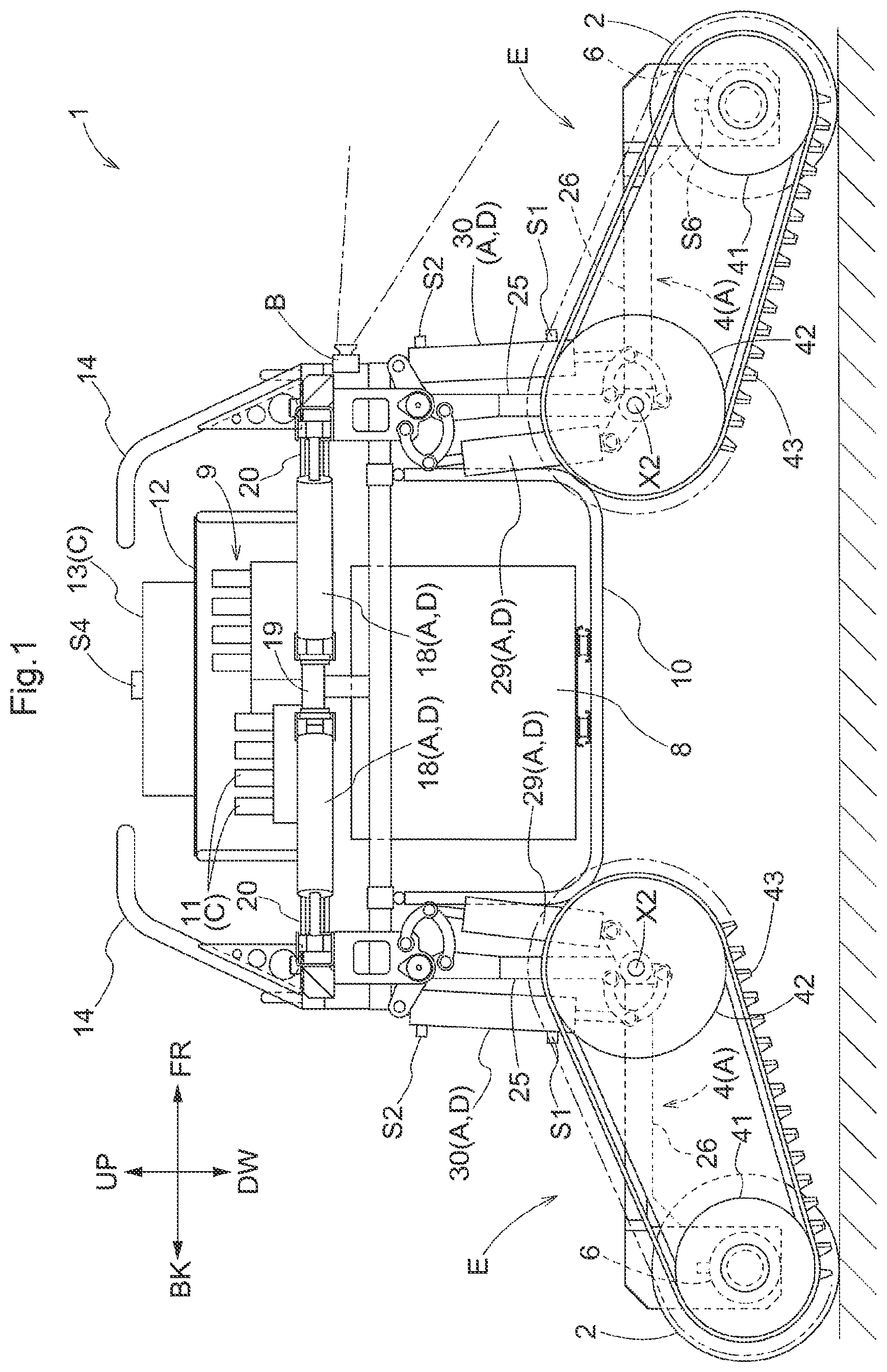 Patent US12617479 Figure 1 – Work vehicle
