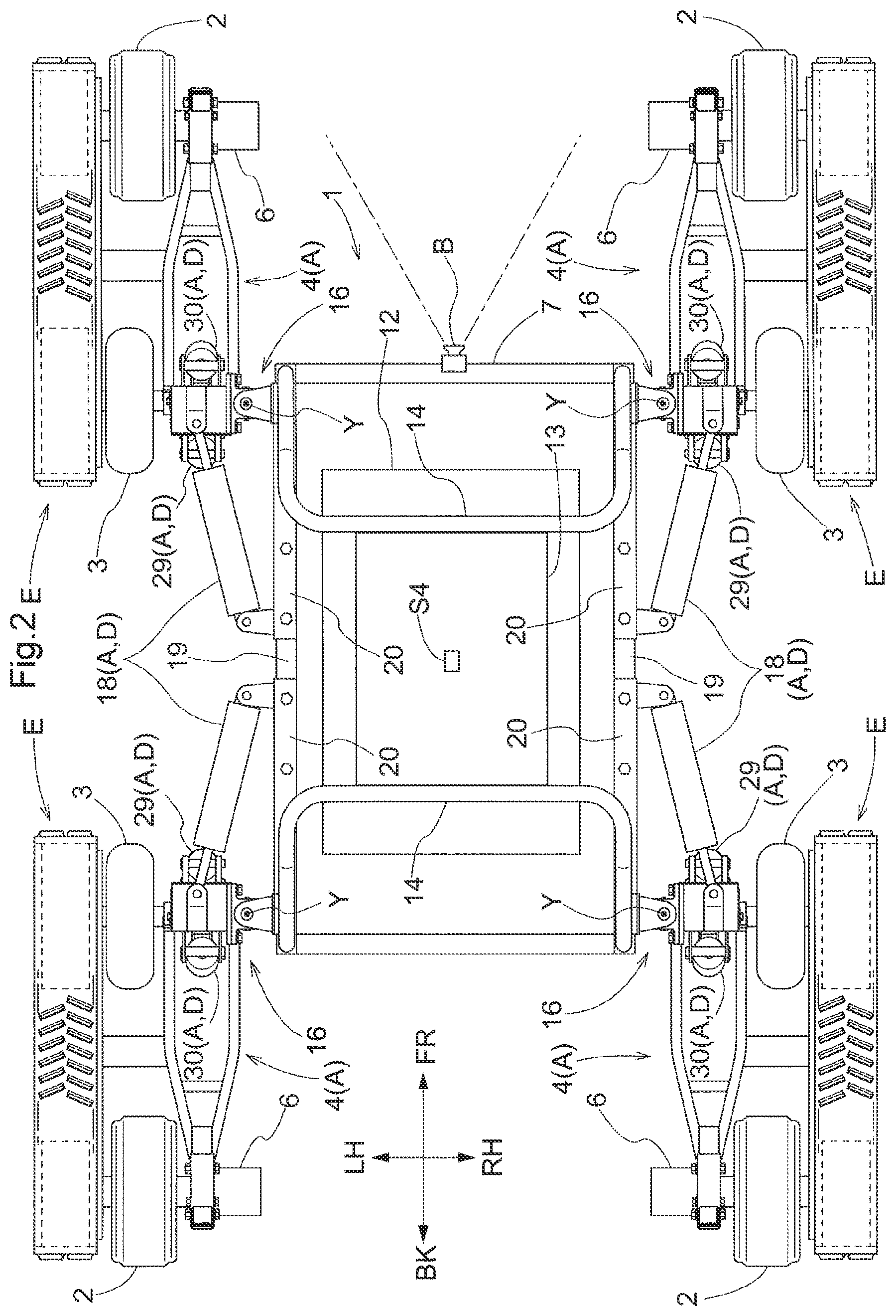 Patent US12617479 Figure 2 – Work vehicle