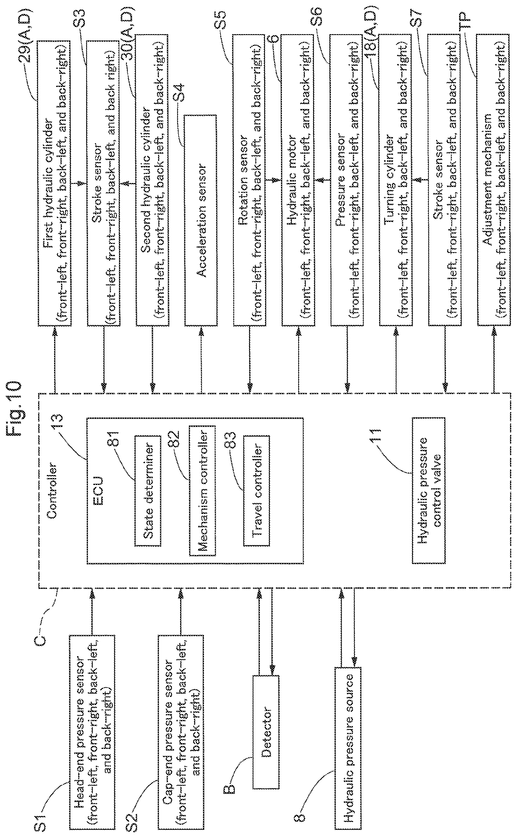 Patent US12617479 Figure 7 – Work vehicle