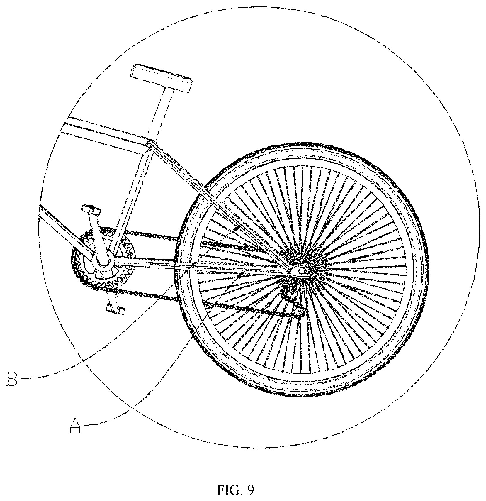 Patent US12617483 Figure 7 – Auxiliary wheel installation bracket