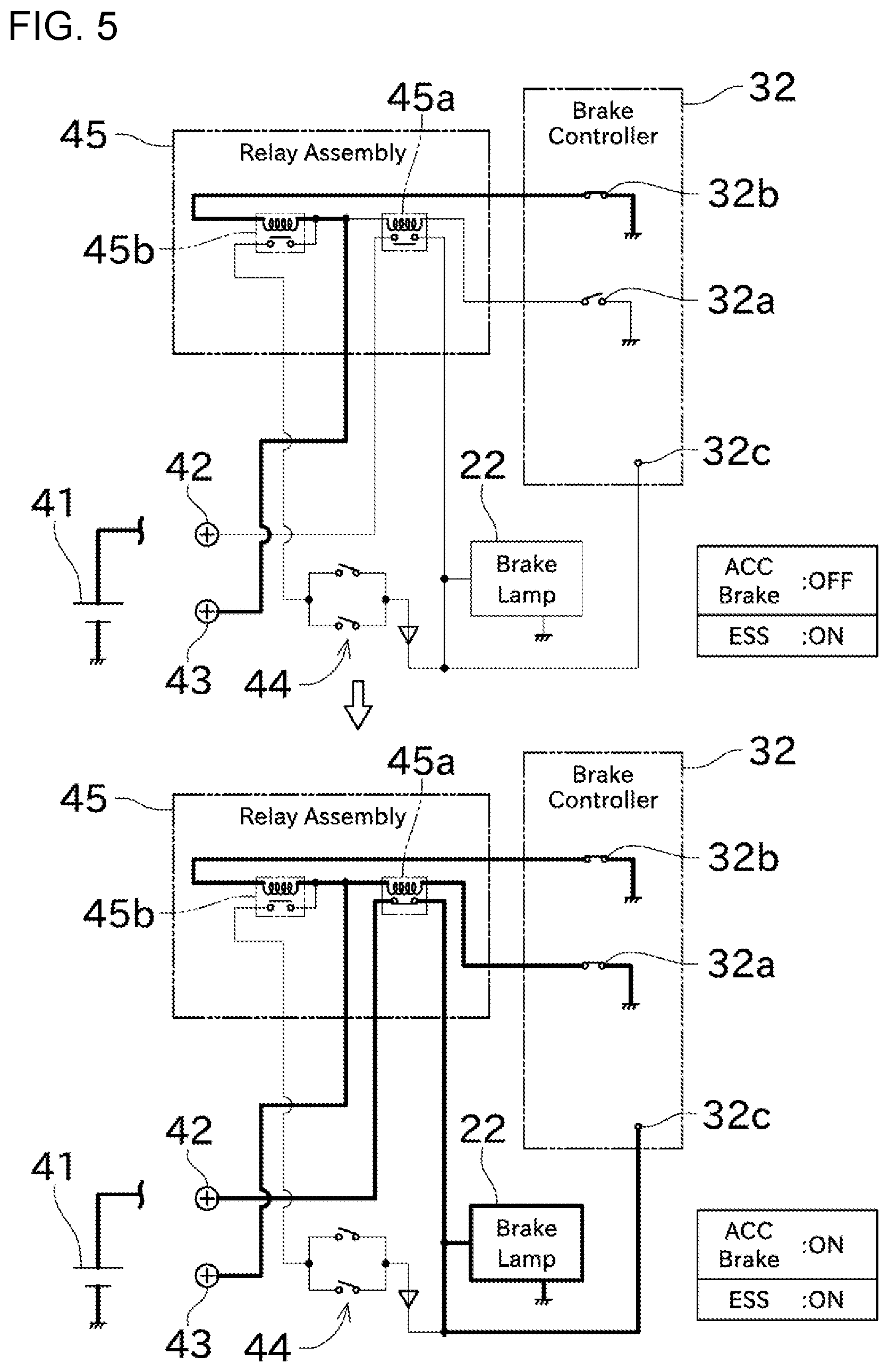 Patent US12617484 Figure 5 – Straddle vehicle