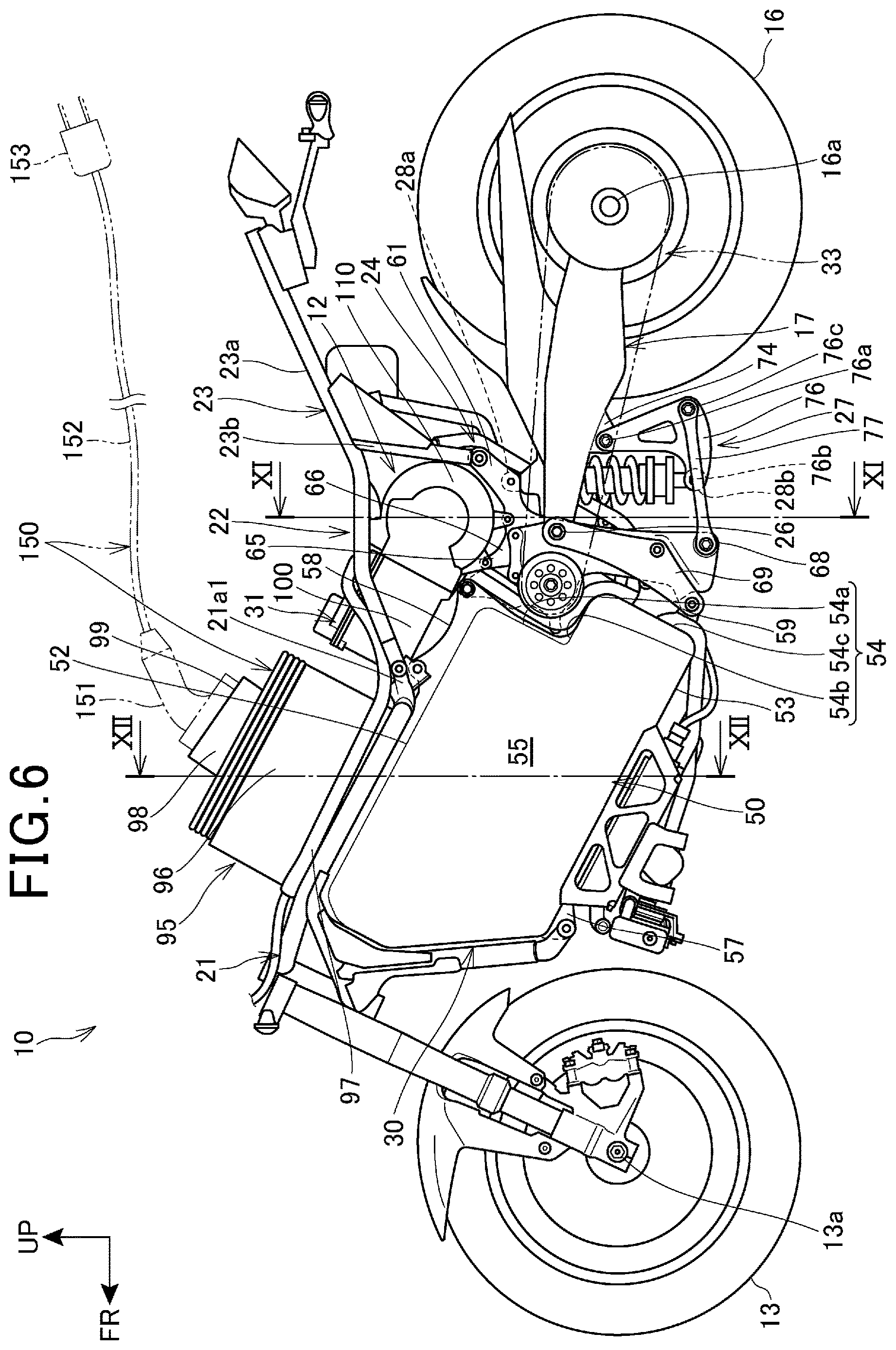 Patent US12617486 Figure 6 – Electric vehicle