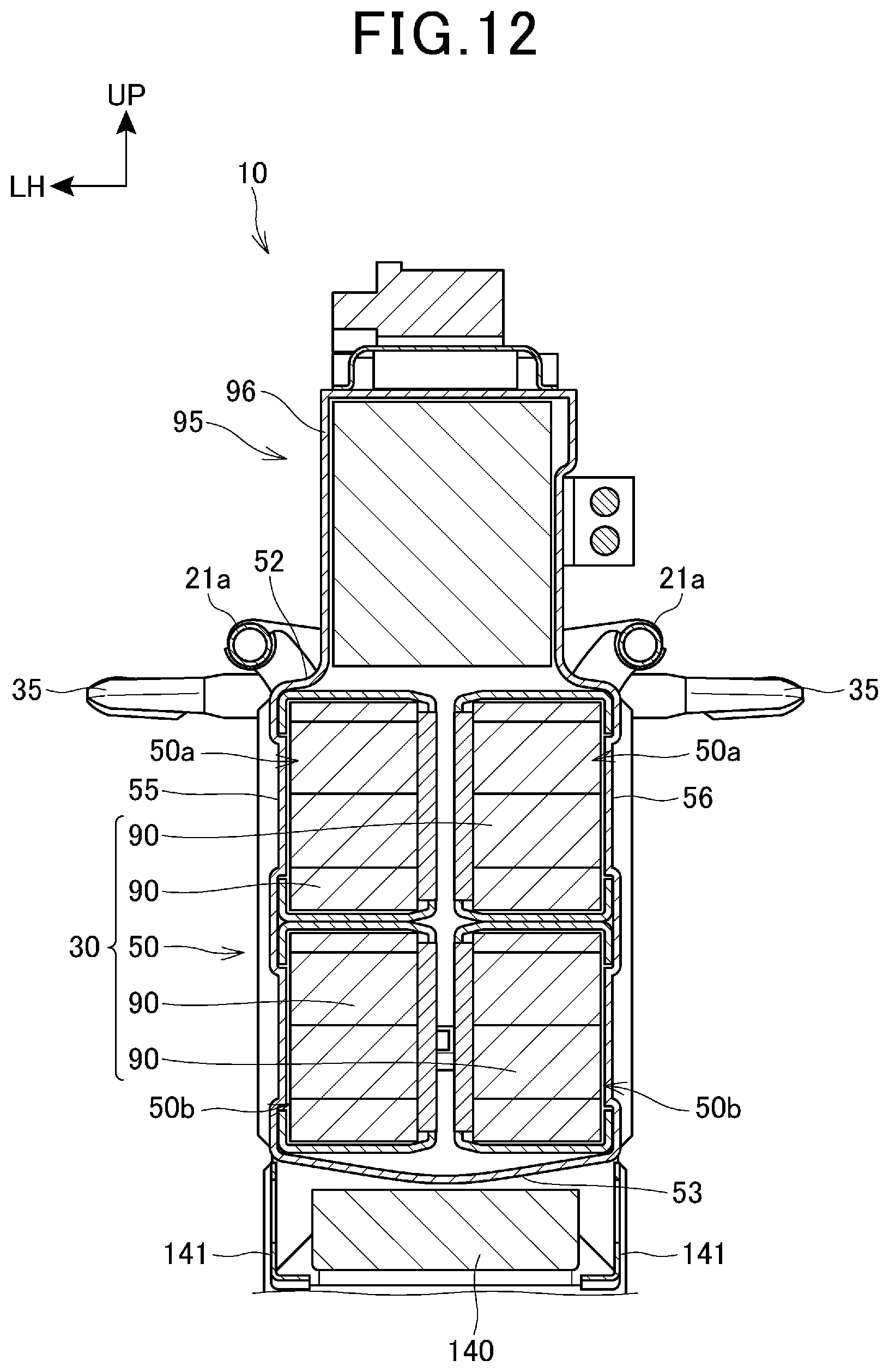 Patent US12617486 Figure 12 – Electric vehicle