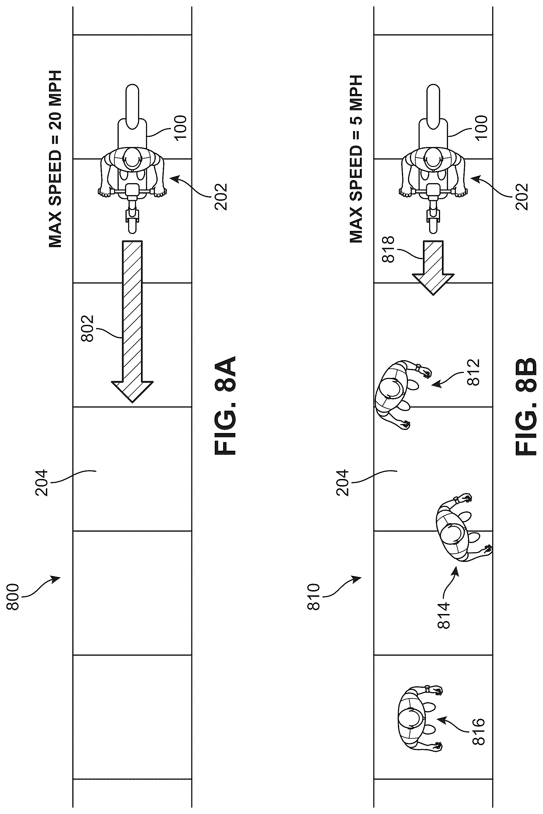 Patent US12617487 Figure 8 – Route guidance for personal transport device based on prosocial behavior costs